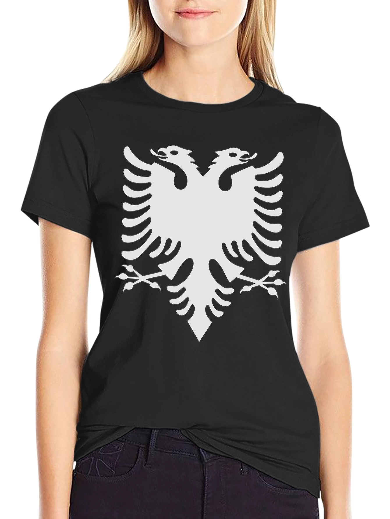 Albanian Eagle Black T-Shirt
