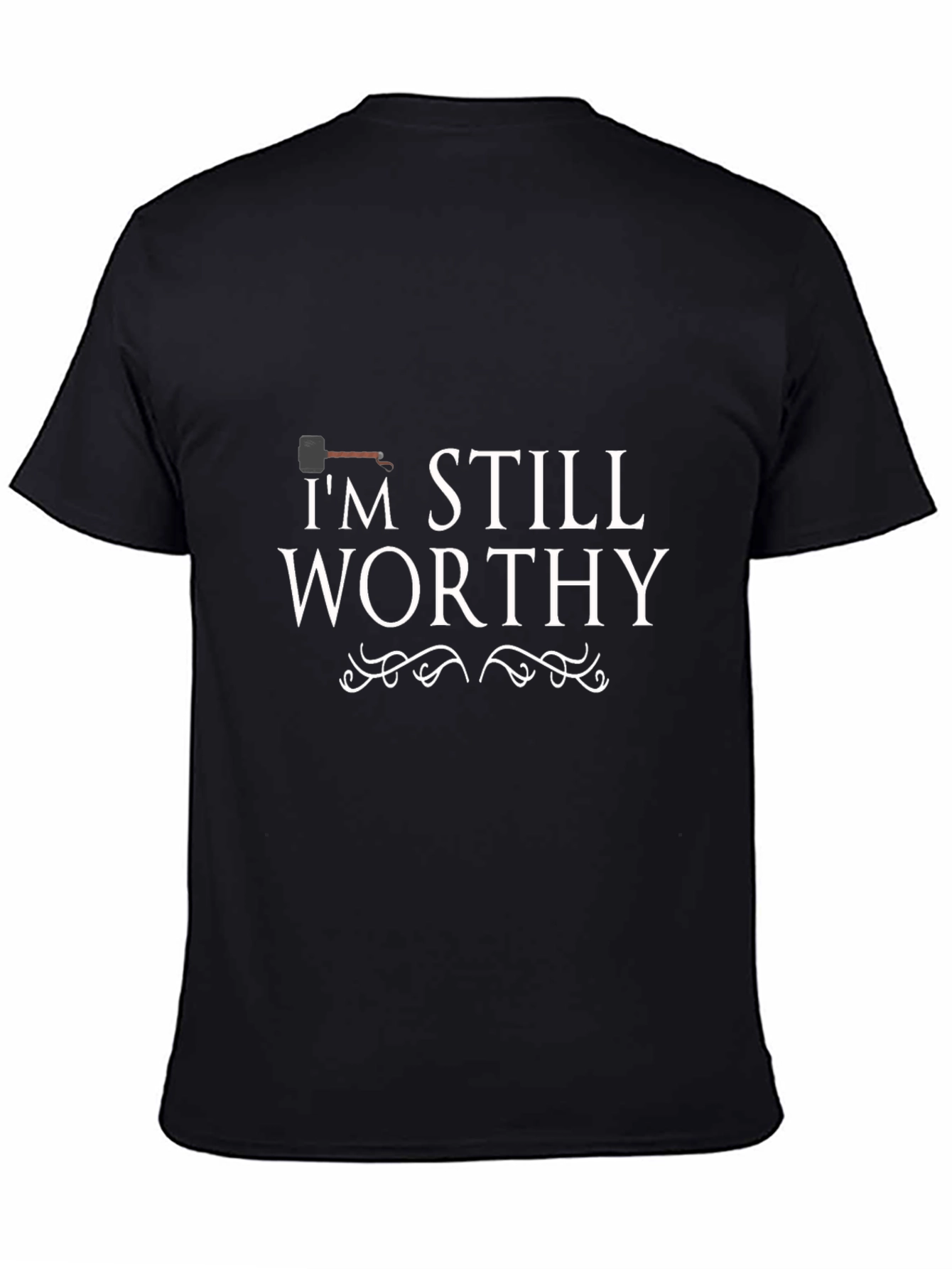 Im Still Worthy Mens Black T-Shirt