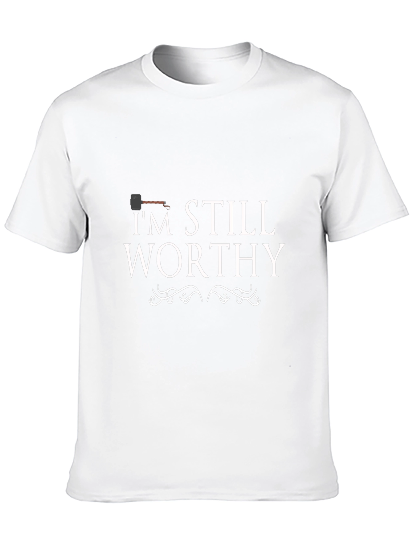 Im Still Worthy Mens Black T-Shirt