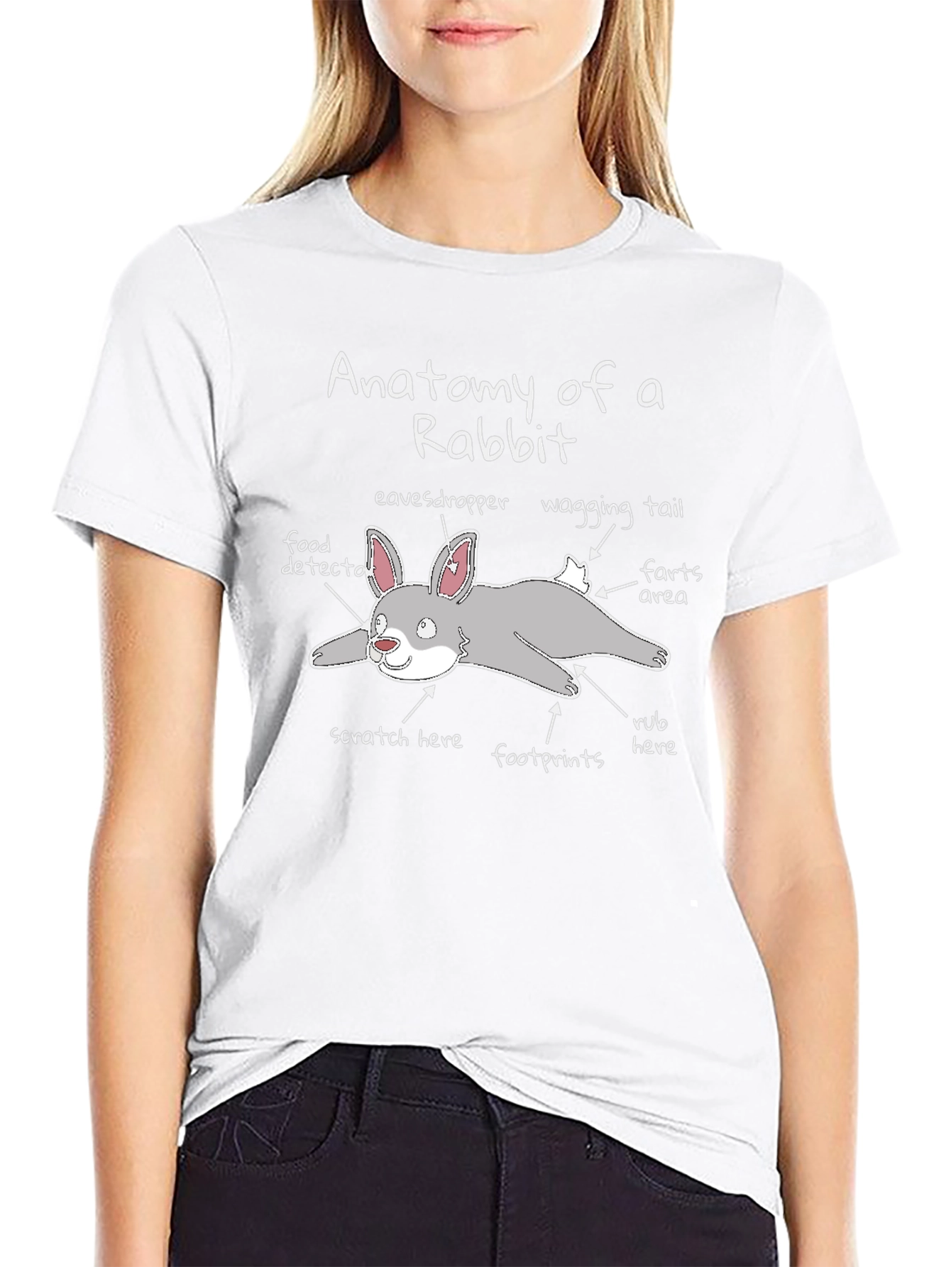 Anatomy of a Rabbit T-Shirt