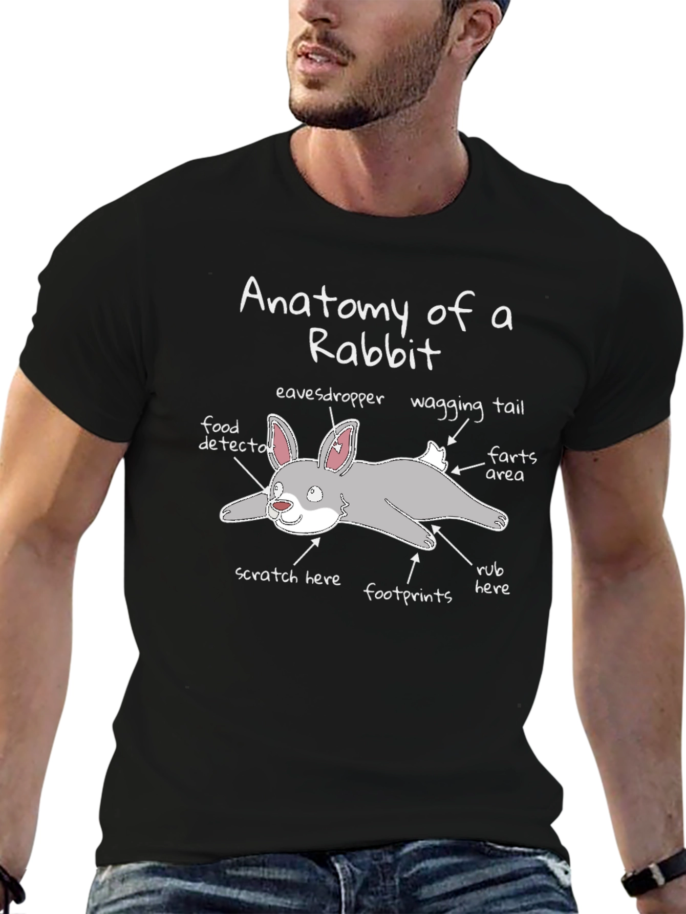 Anatomy of a Rabbit T-Shirt