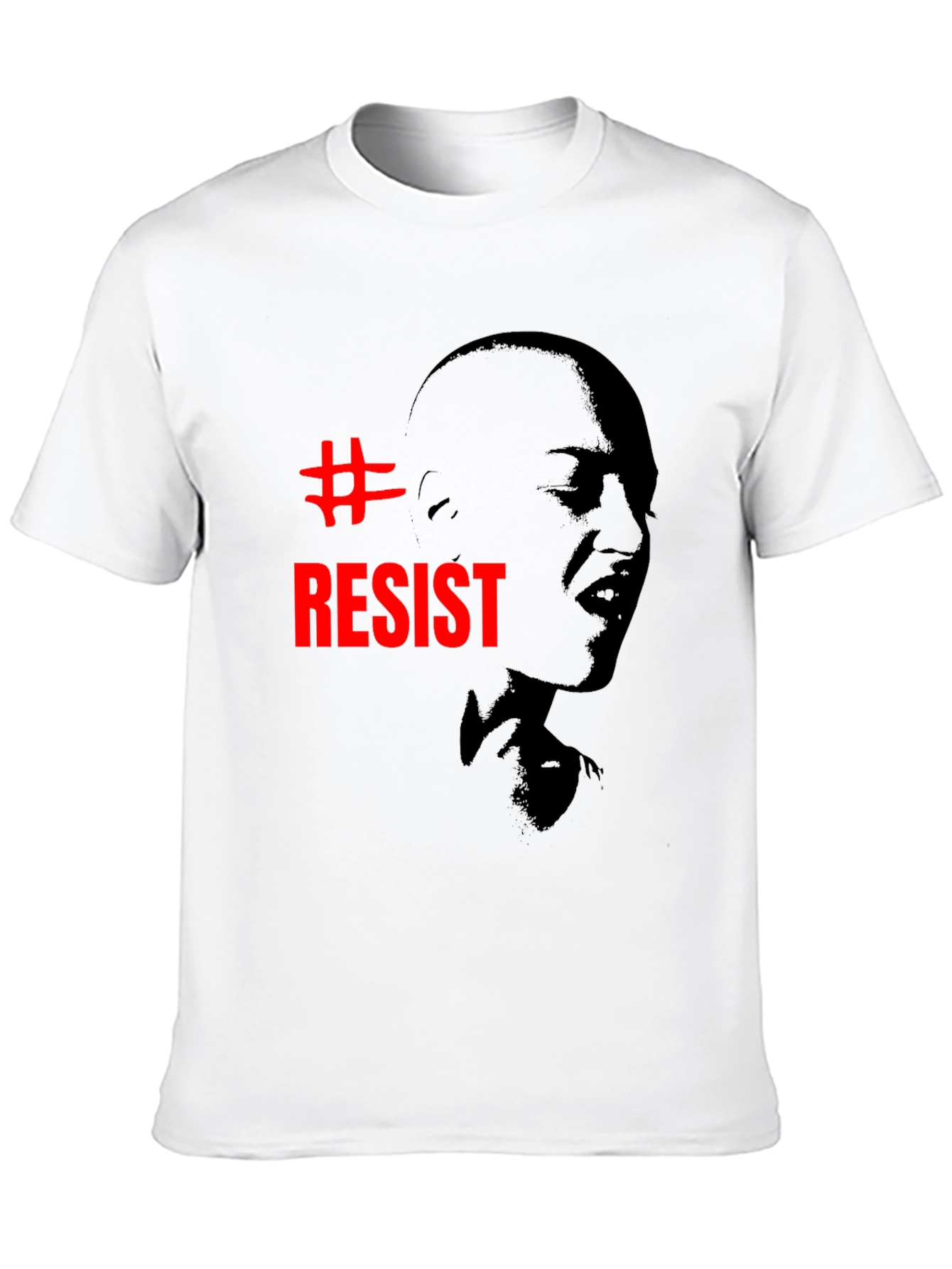 #Resist Graphic Print Black Unisex T-Shirt