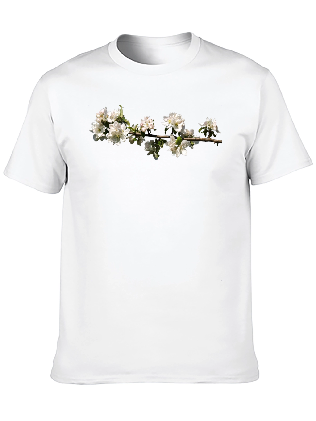 Blossom Branch Graphic Black T-Shirt