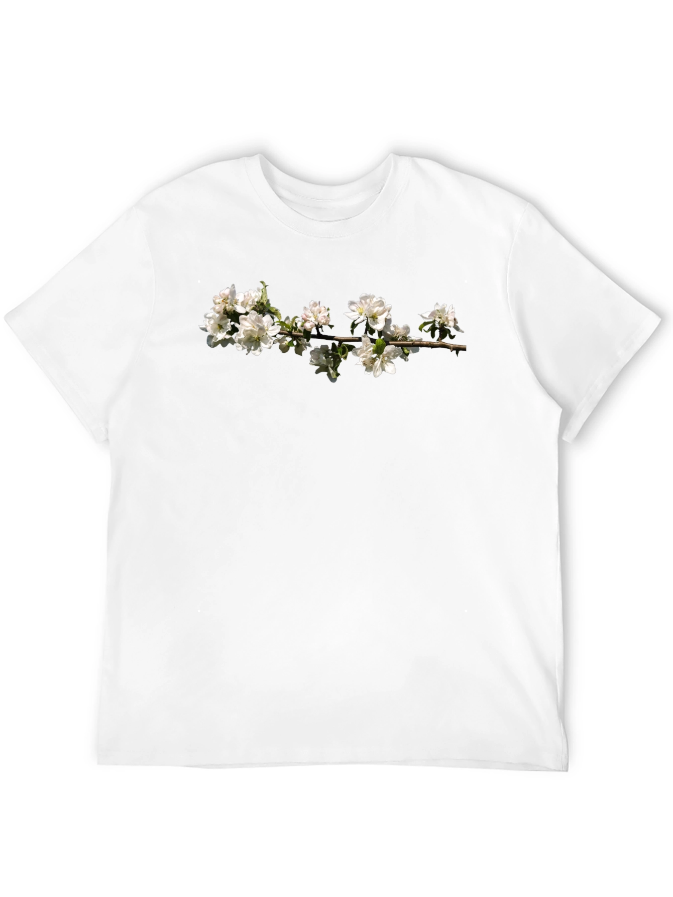 Blossom Branch Graphic Black T-Shirt
