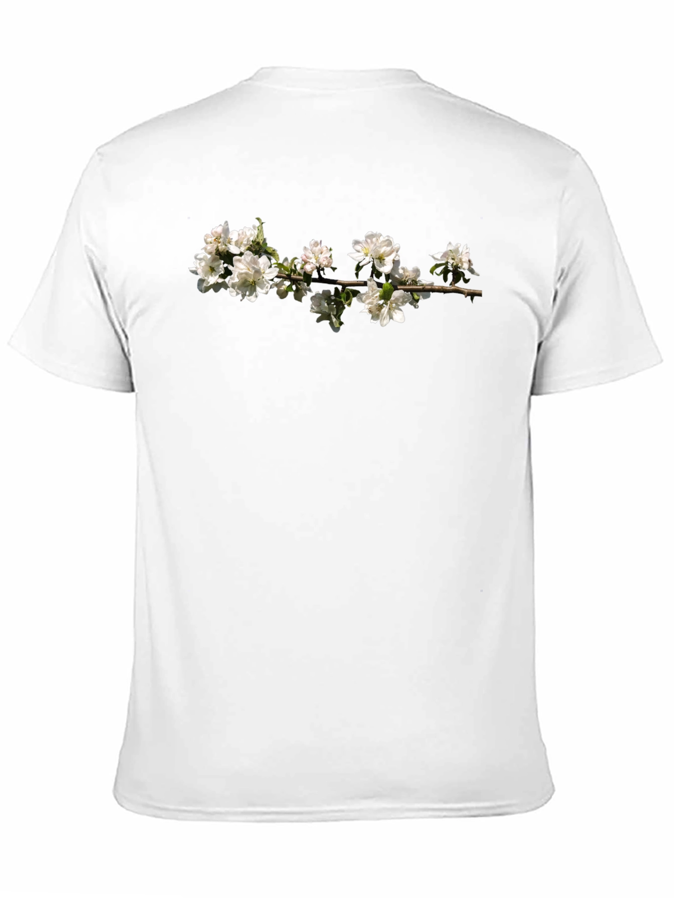 Blossom Branch Graphic Black T-Shirt
