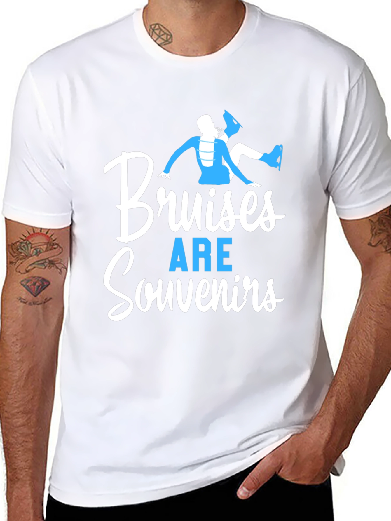 Bruises Are Souvenirs Graphic Tee Shirt