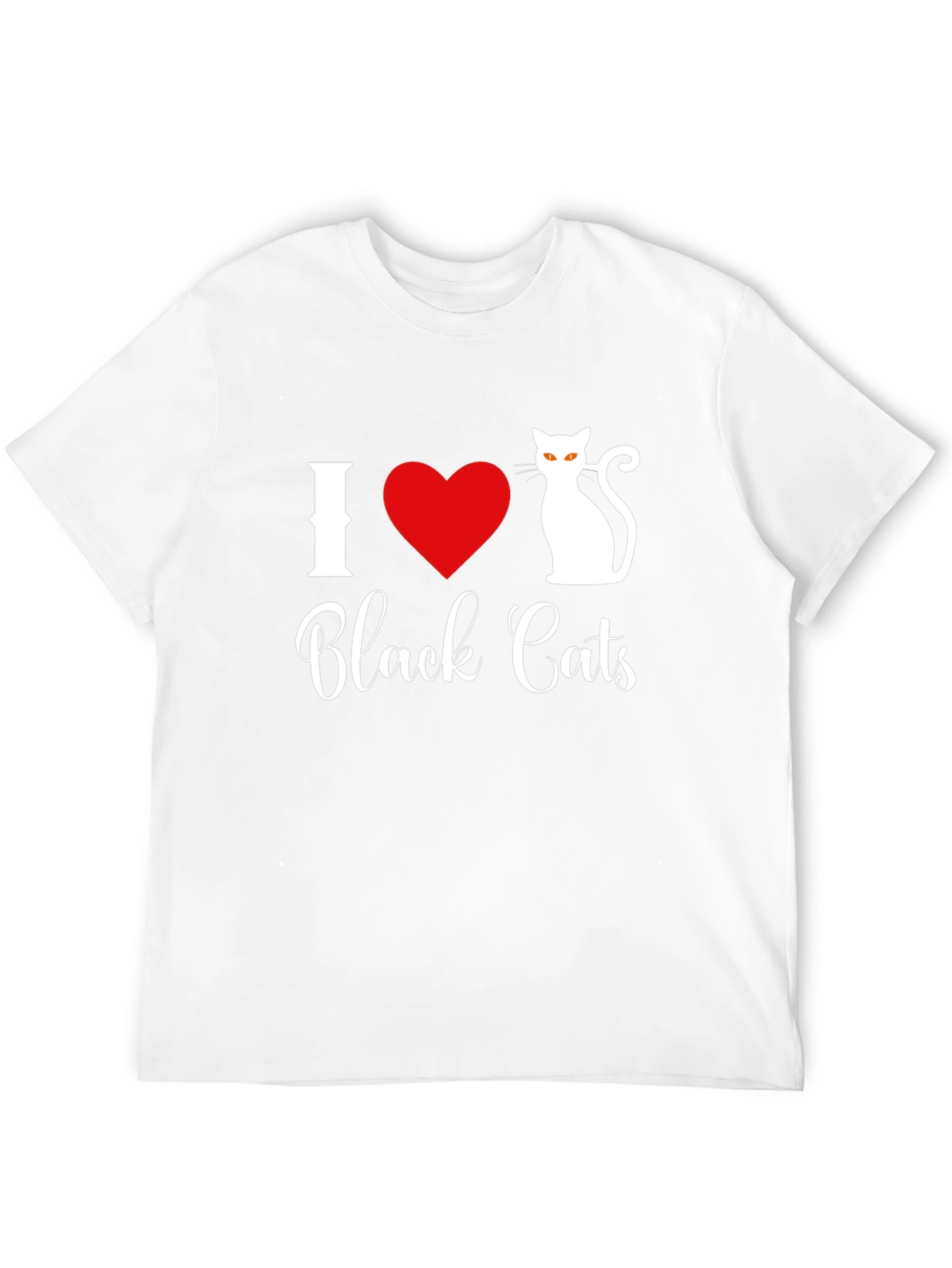 I Love Black Cats T-Shirt