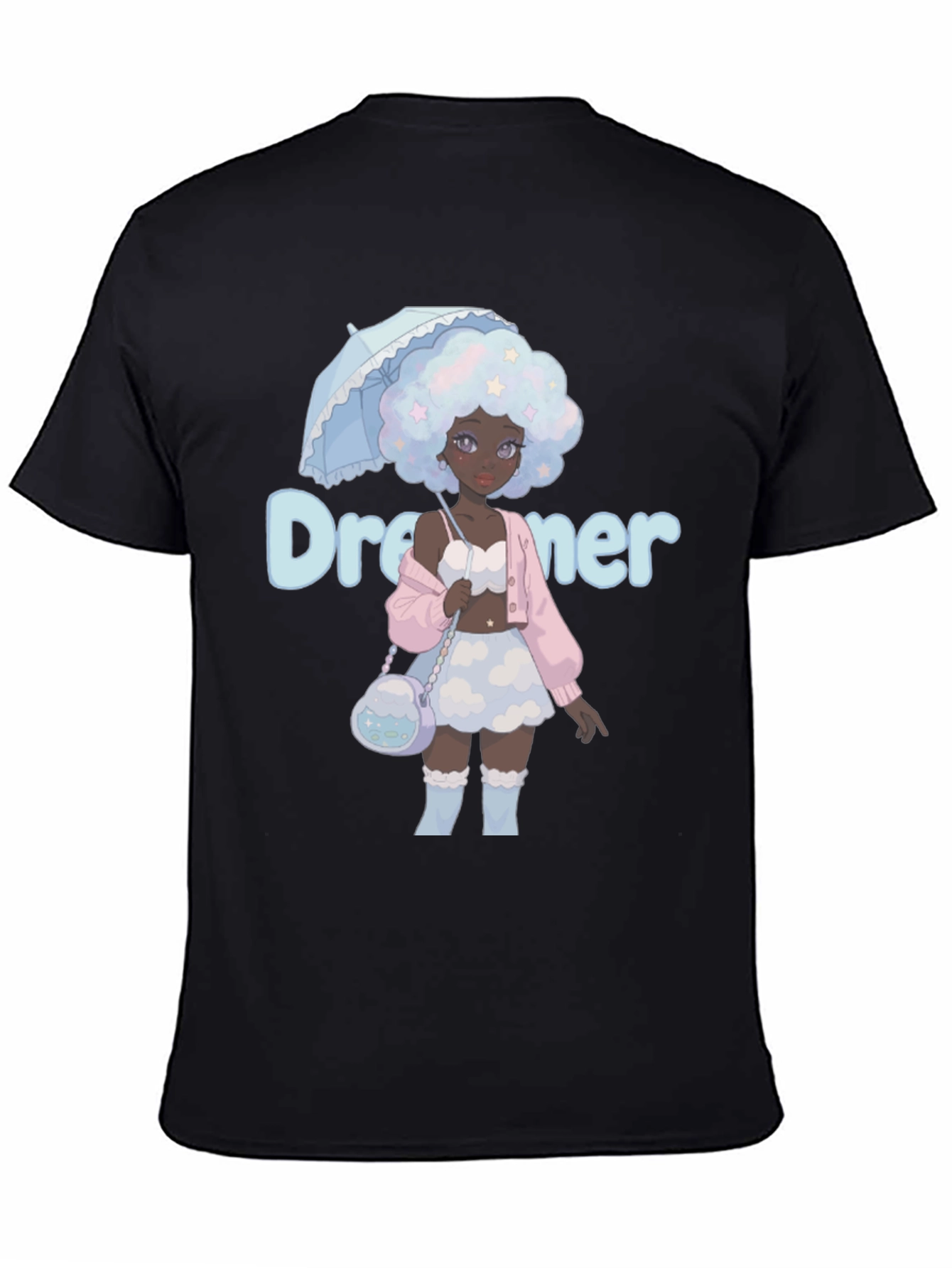 Dreamer Anime Girl Graphic T-Shirt