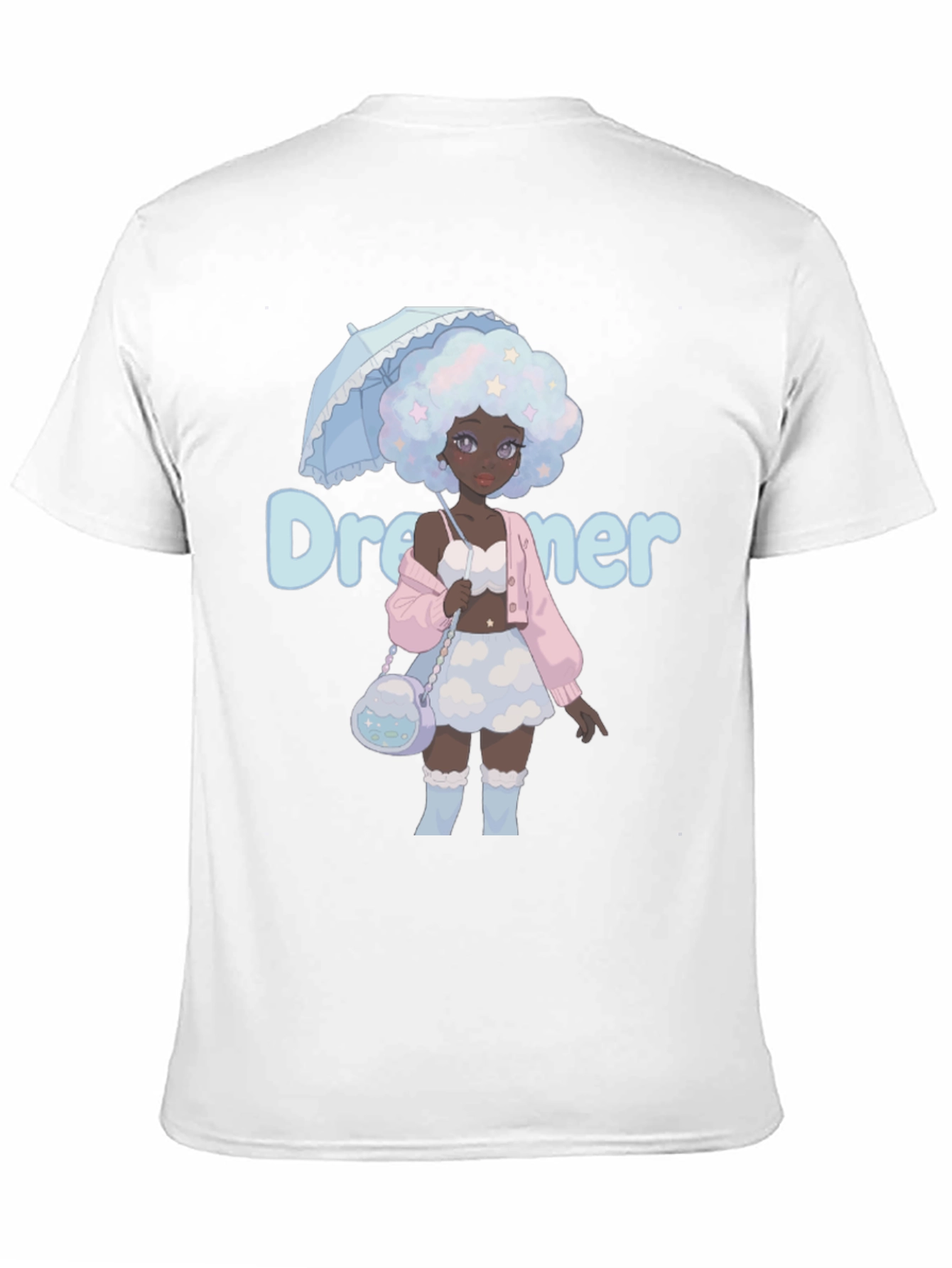 Dreamer Anime Girl Graphic T-Shirt