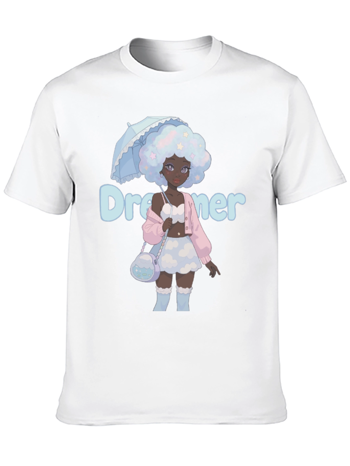 Dreamer Anime Girl Graphic T-Shirt