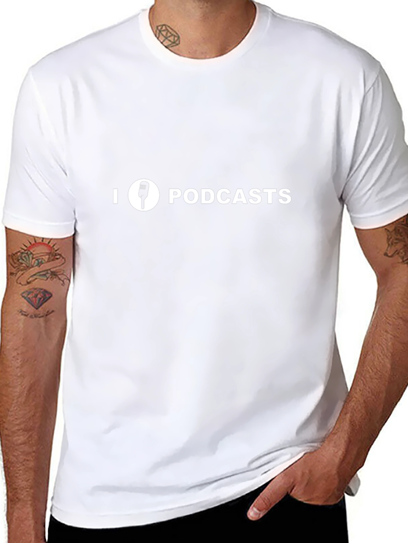 I Love Podcasts Graphic T-Shirt