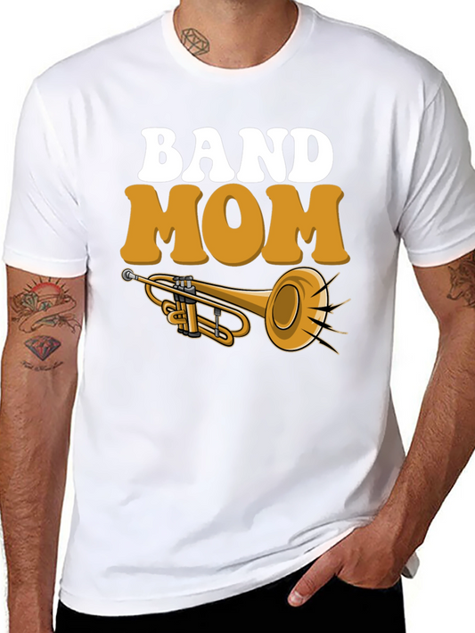Band Mom Graphic T-Shirt - Music Lover Tee