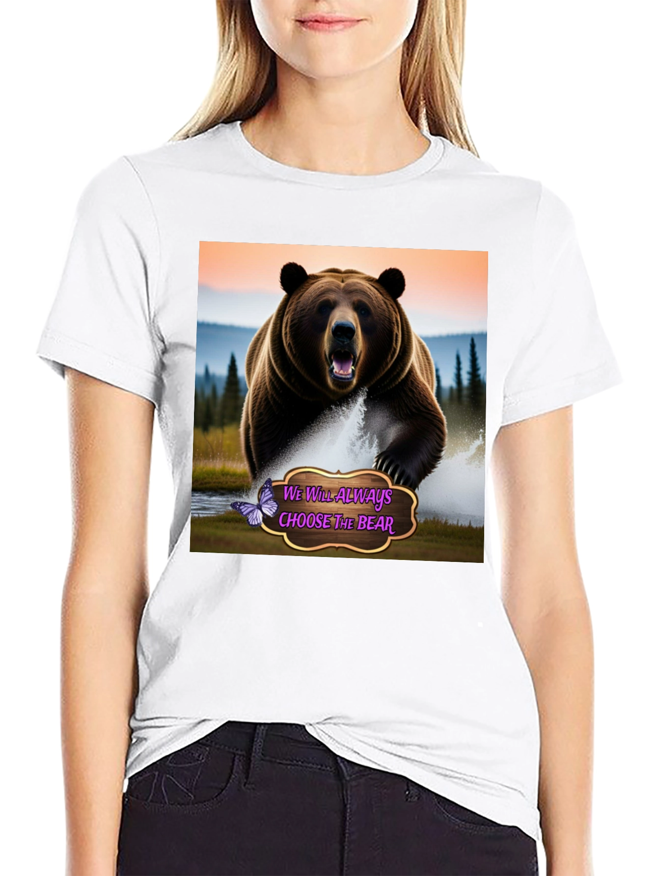 Choose The Bear Graphic Tee