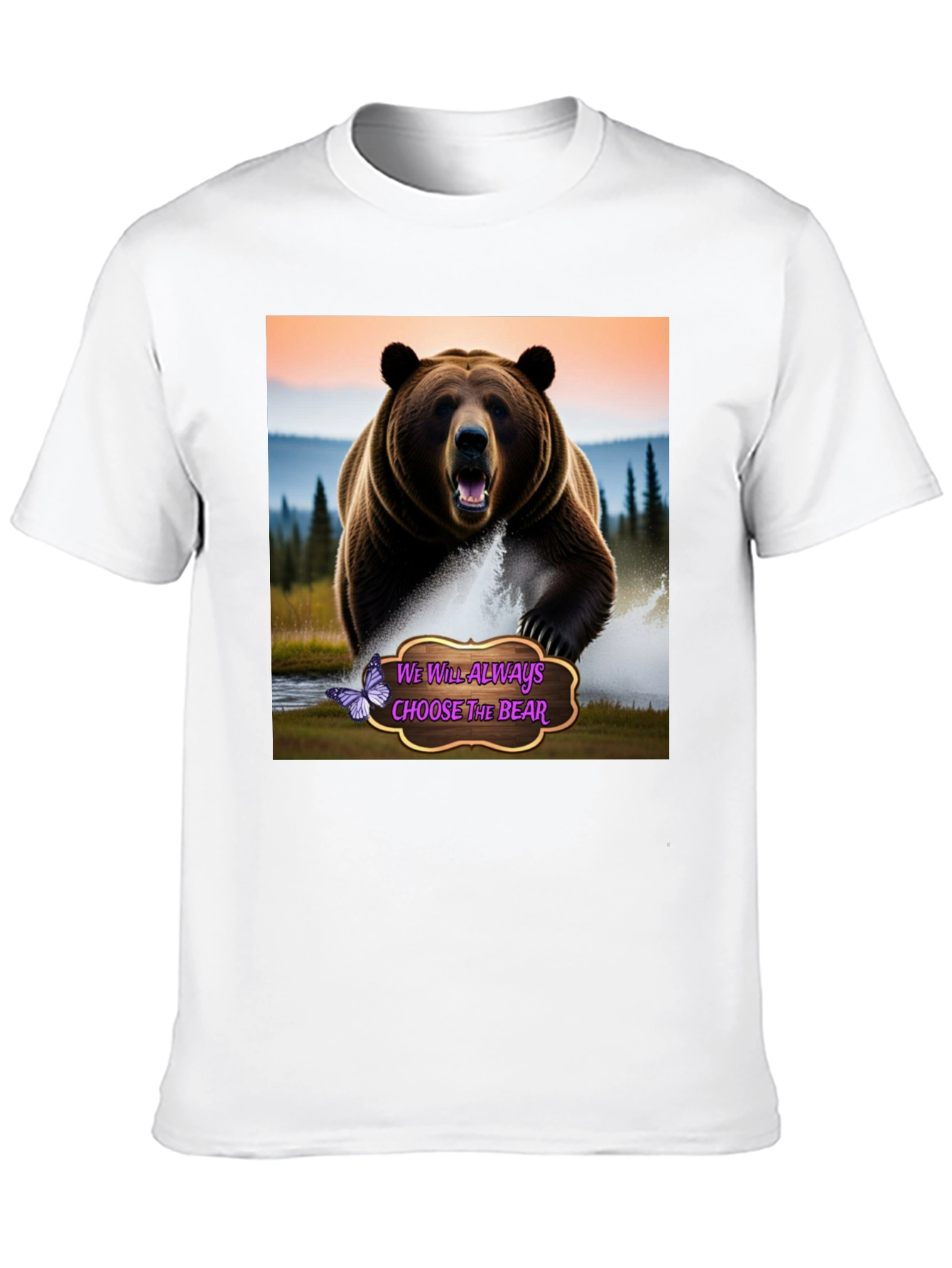 Choose The Bear Graphic Tee