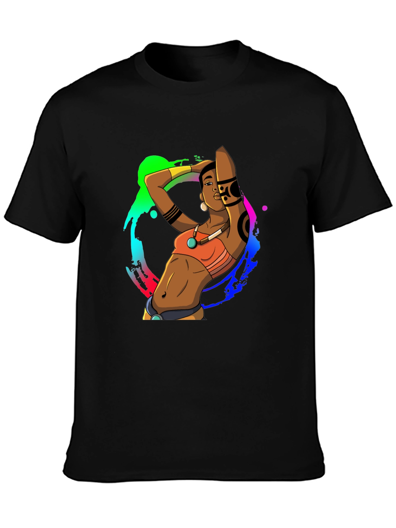 Vibrant Afro-Inspired Graphic Tee - Stylish & Unique