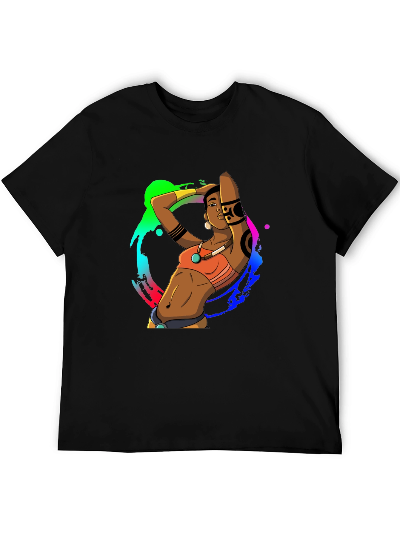 Vibrant Afro-Inspired Graphic Tee - Stylish & Unique