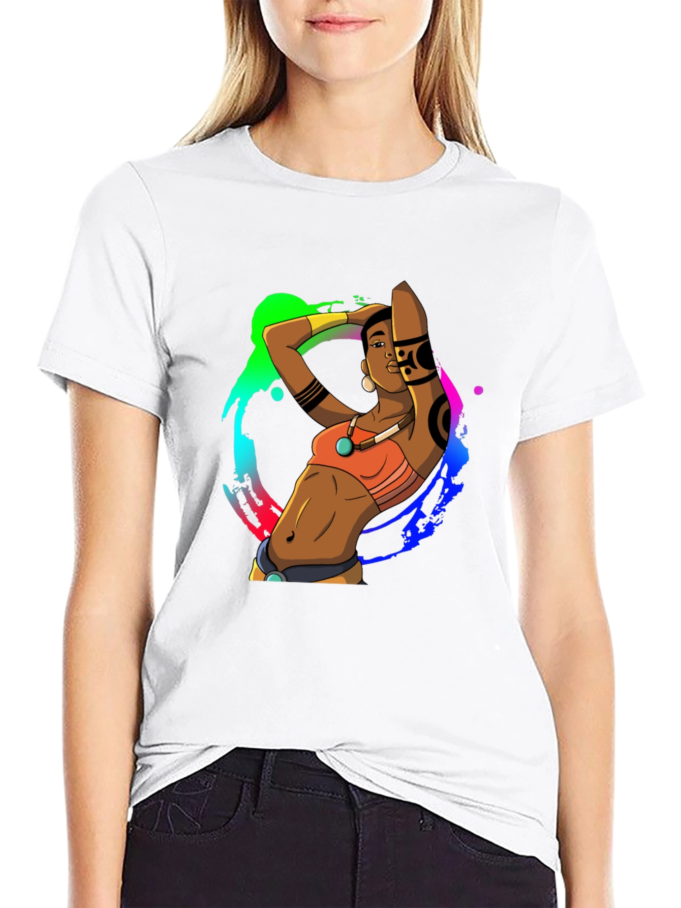 Vibrant Afro-Inspired Graphic Tee - Stylish & Unique