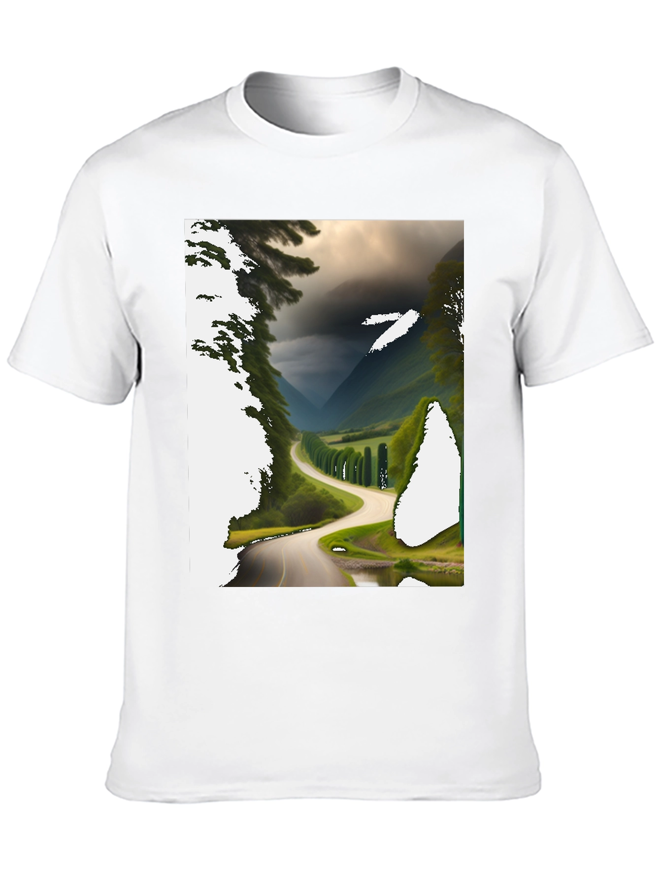 Scenic Route Graphic Tee - Black