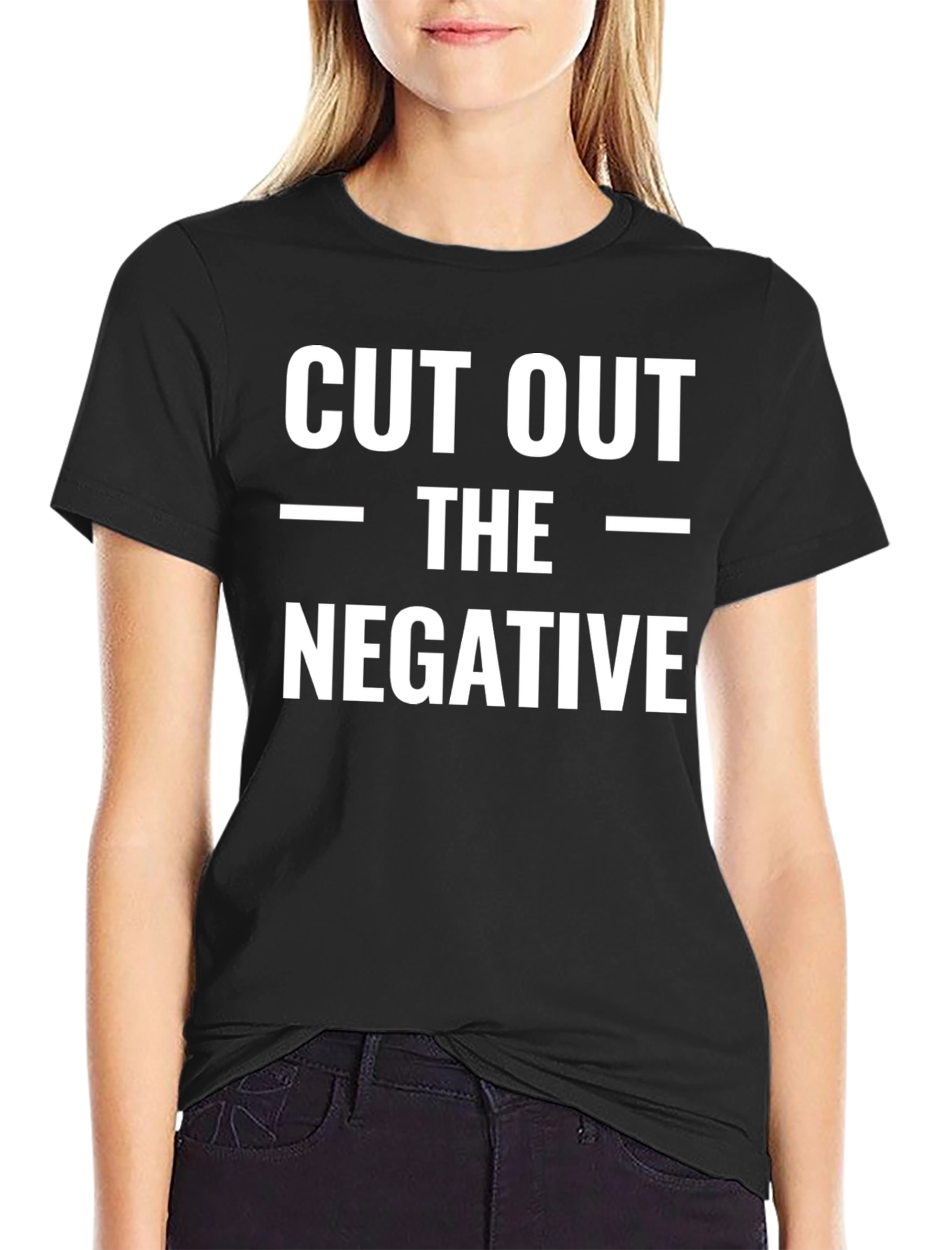 Cut Out The Negative Graphic Tee