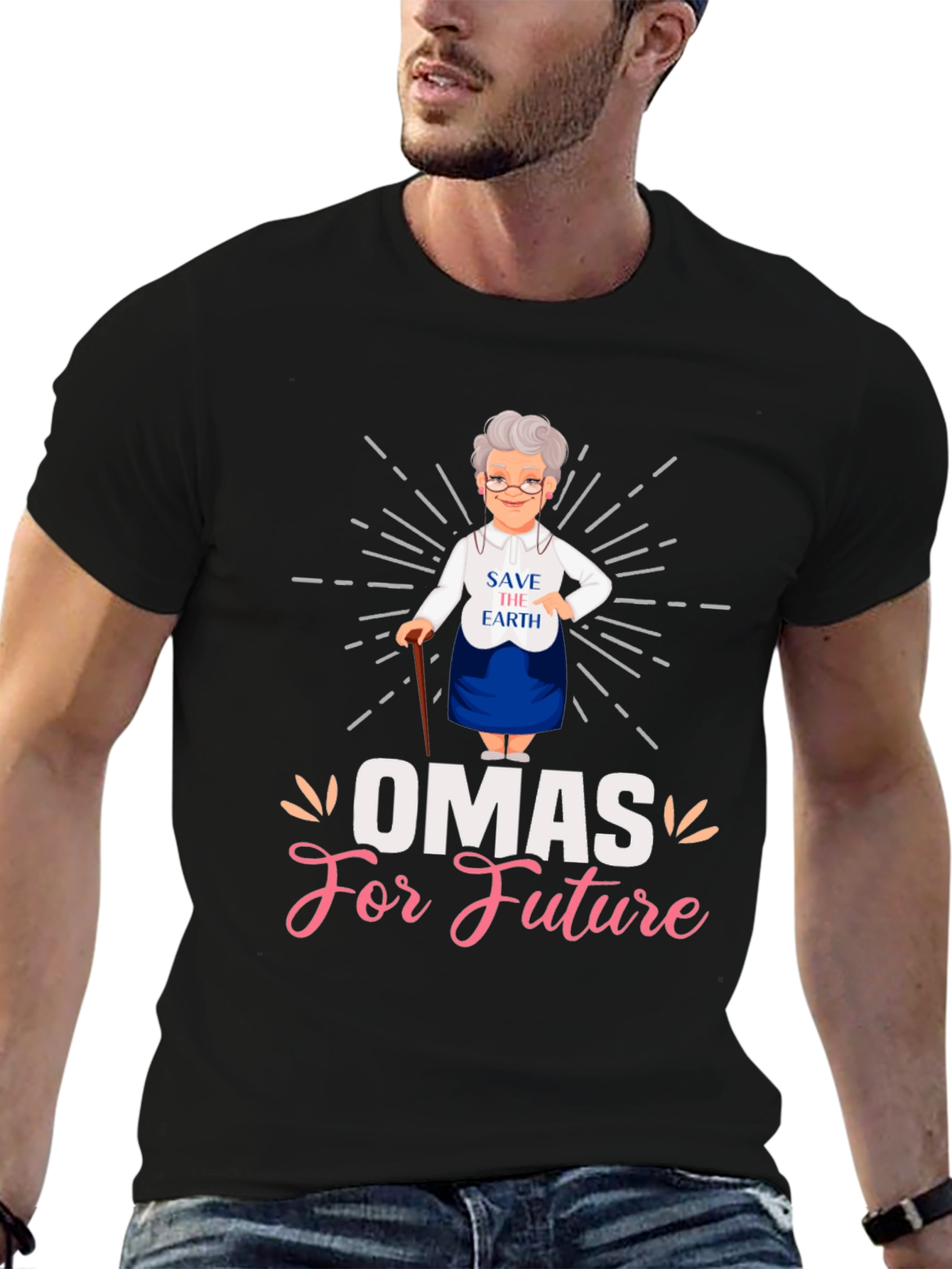 Omas for Future T-Shirt - Save the Earth