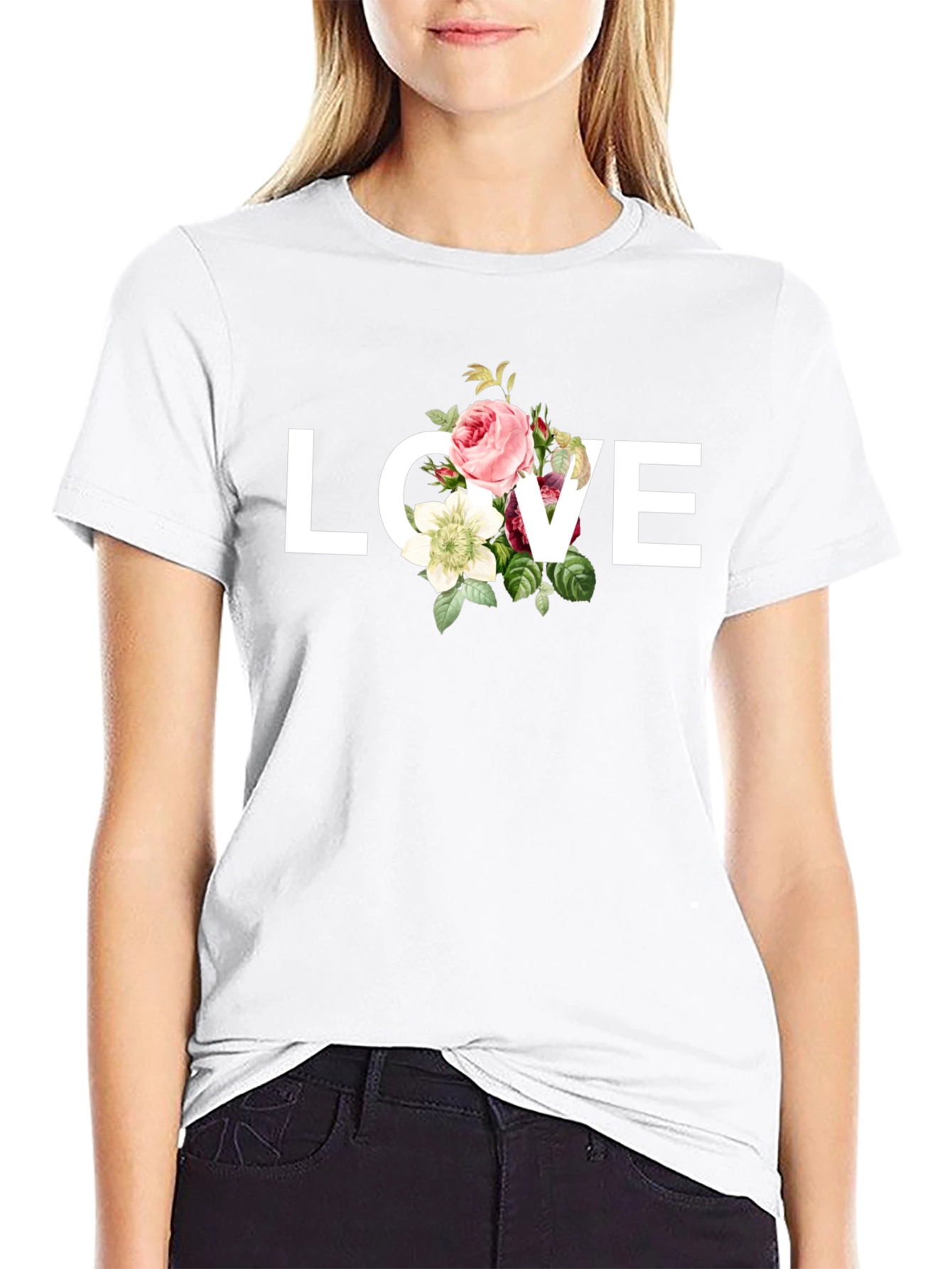 Floral Love Graphic T-Shirt