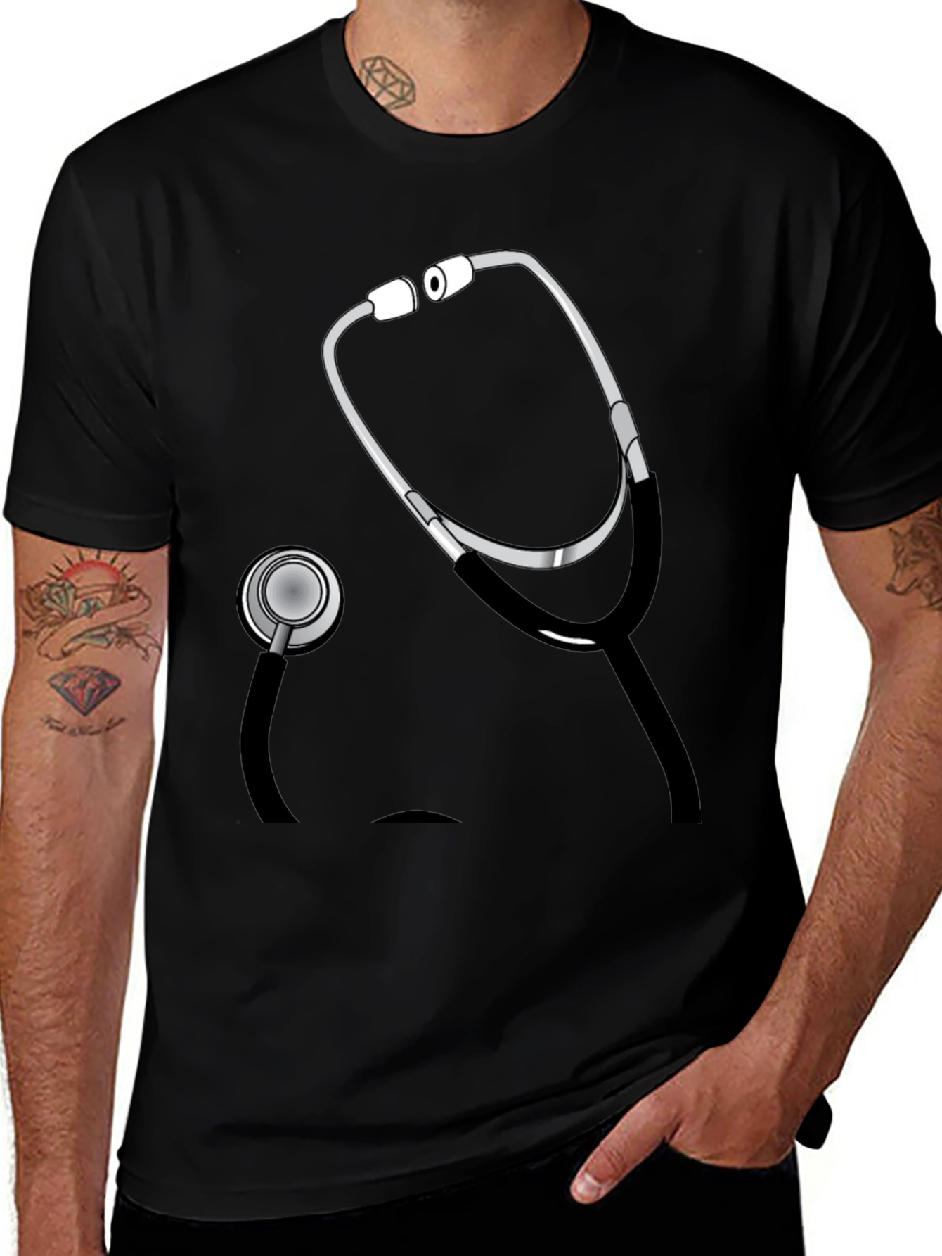 Doctor Stethoscope Graphic T-Shirt