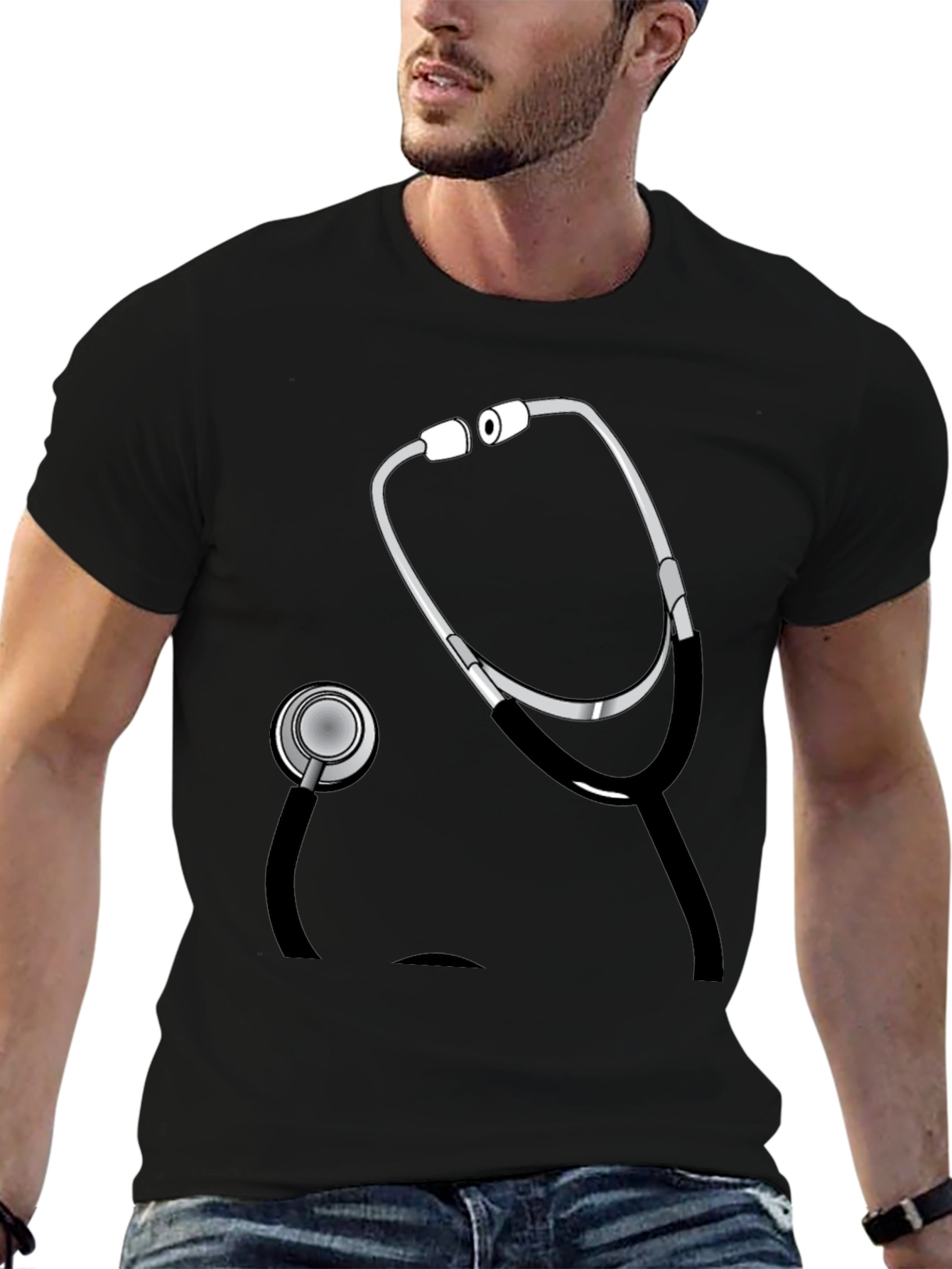 Doctor Stethoscope Graphic T-Shirt