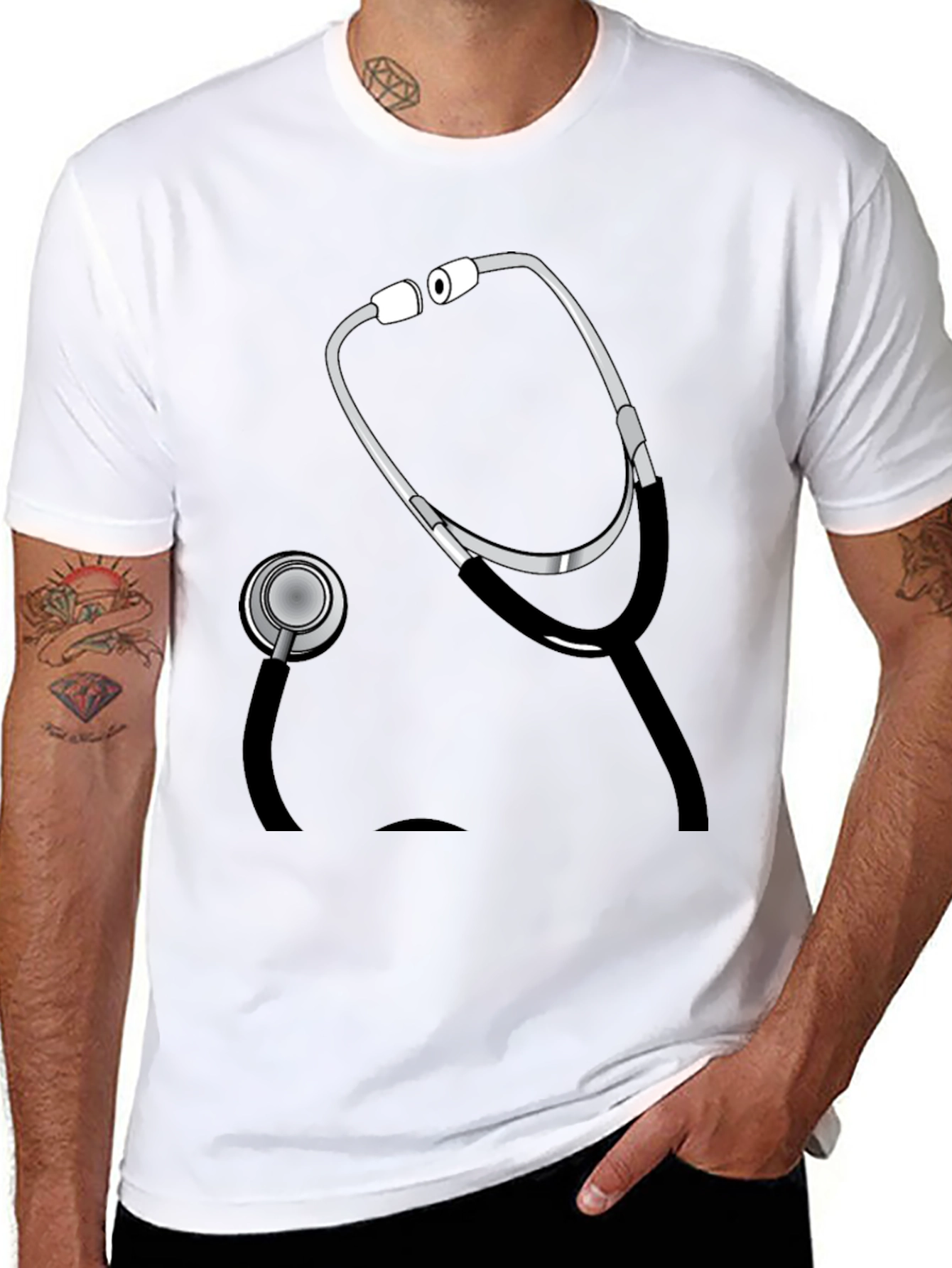 Doctor Stethoscope Graphic T-Shirt