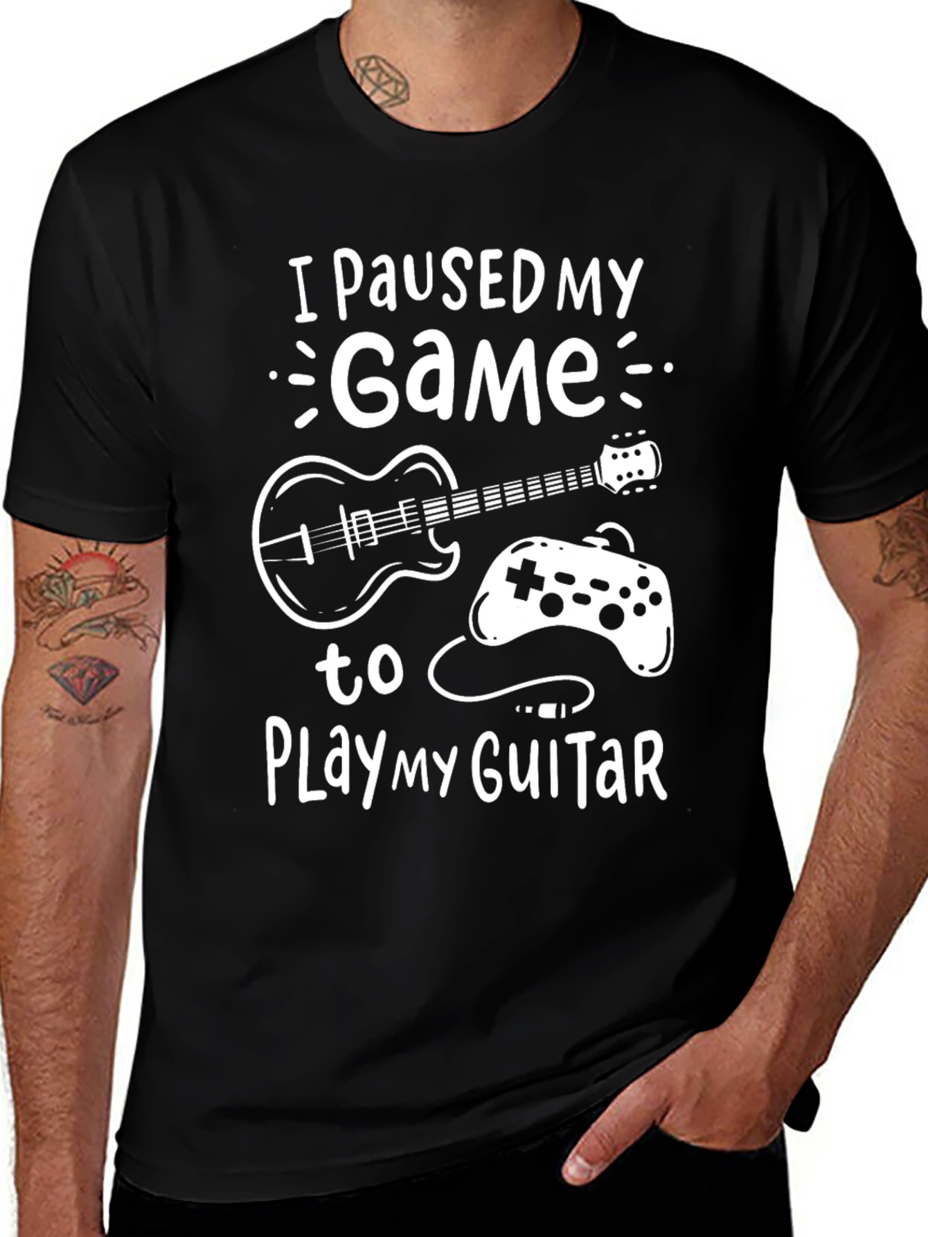 Funny Gamer Guitarist T-Shirt