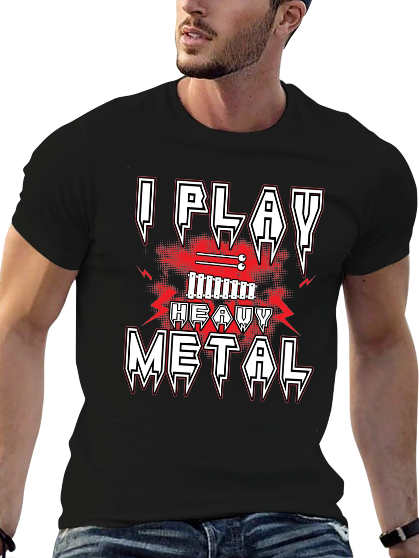 I Play Heavy Metal T-Shirt - Musician Tee