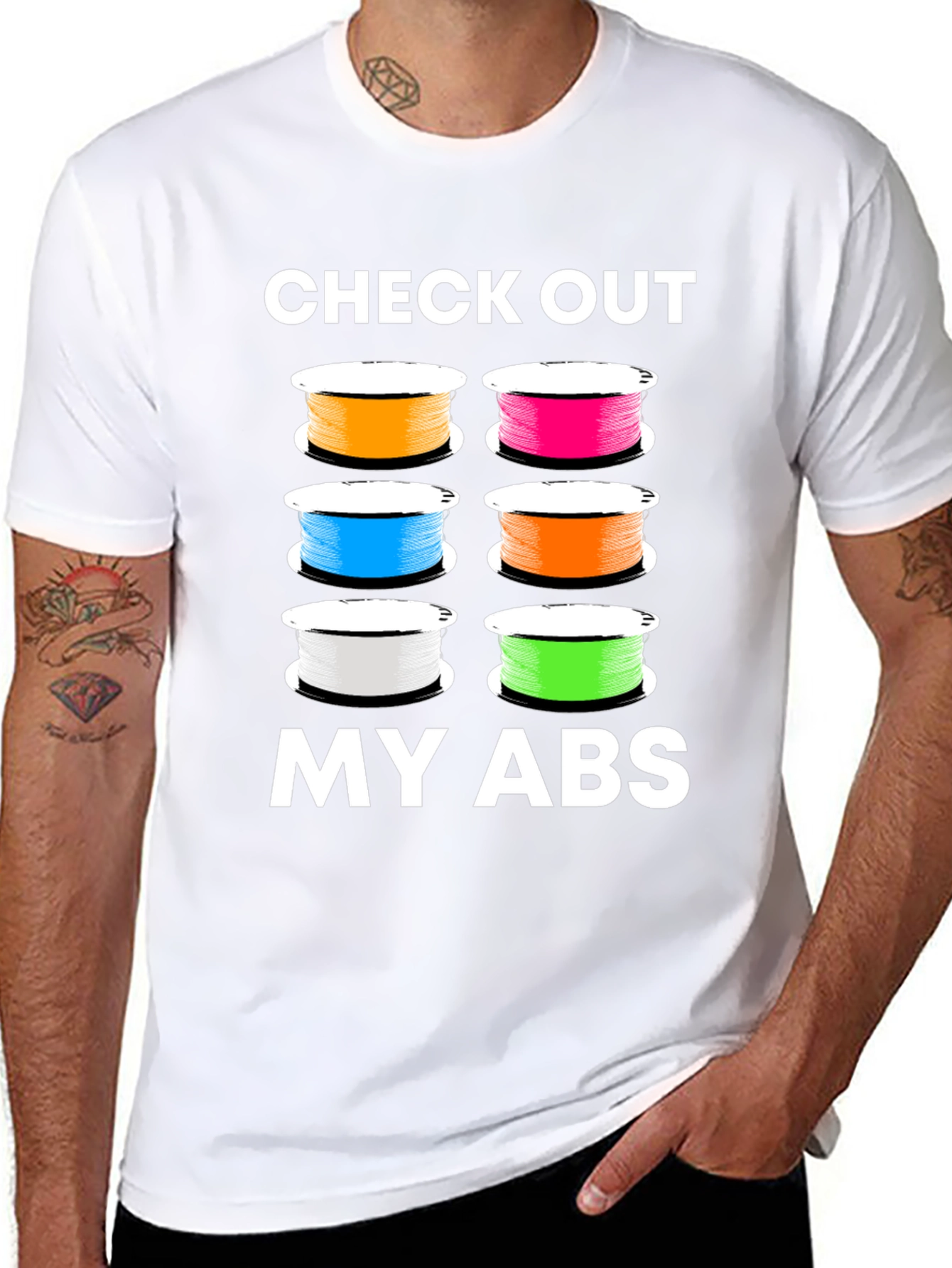 Check Out My ABS - 3D Printing Filament T-Shirt