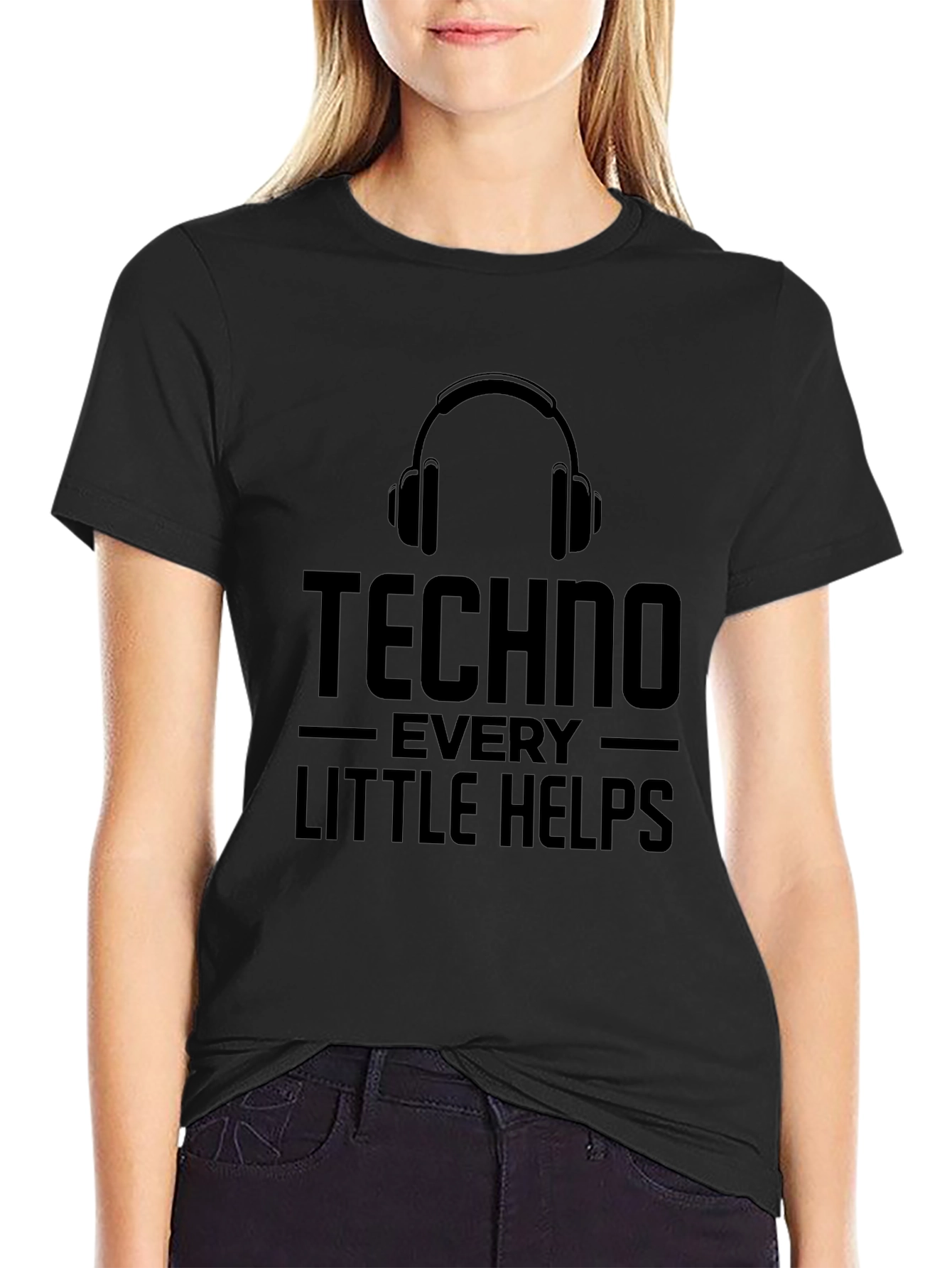 Techno Every Little Helps Graphic T-Shirt
