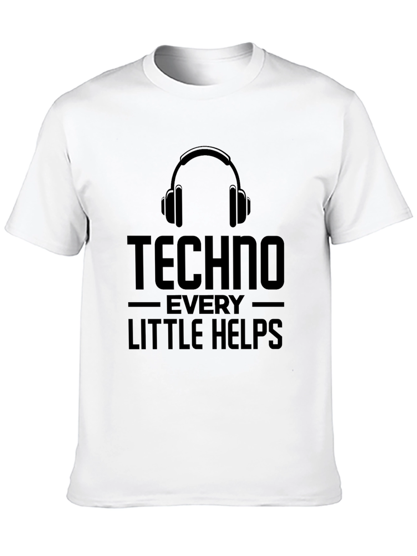 Techno Every Little Helps Graphic T-Shirt
