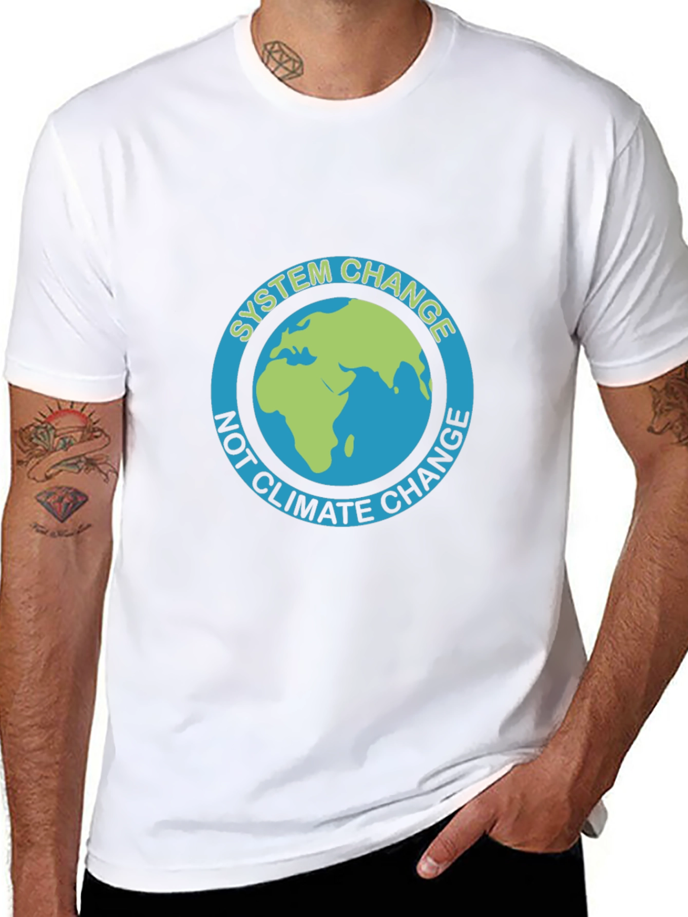System Change T-Shirt - Climate Change Awareness
