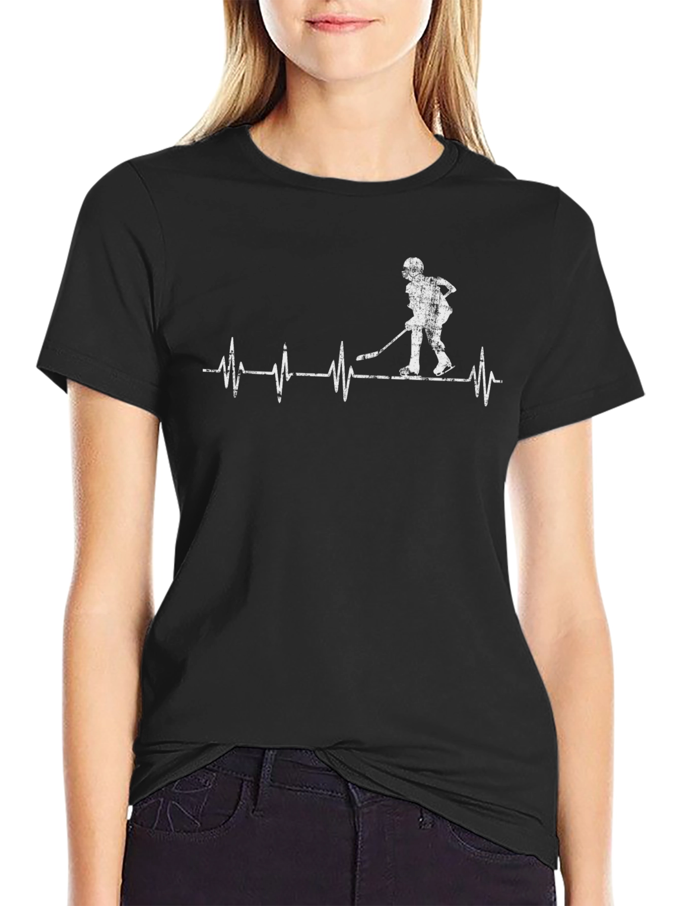 Hockey Heartbeat T-Shirt - Passion on Display