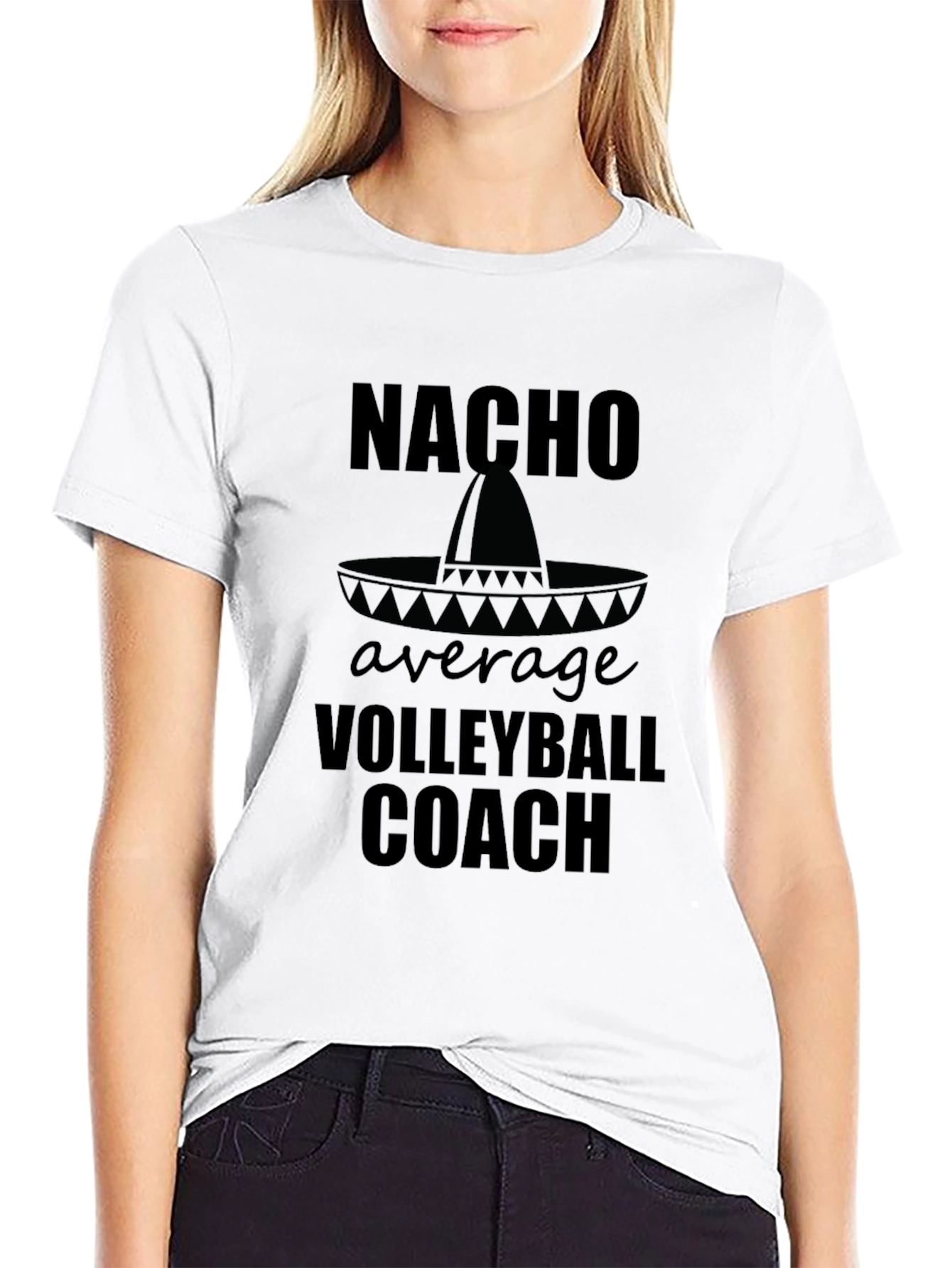 Nacho Average Volleyball Coach T-Shirt