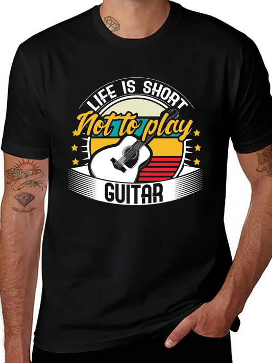 Life is Short Guitar Graphic Tee