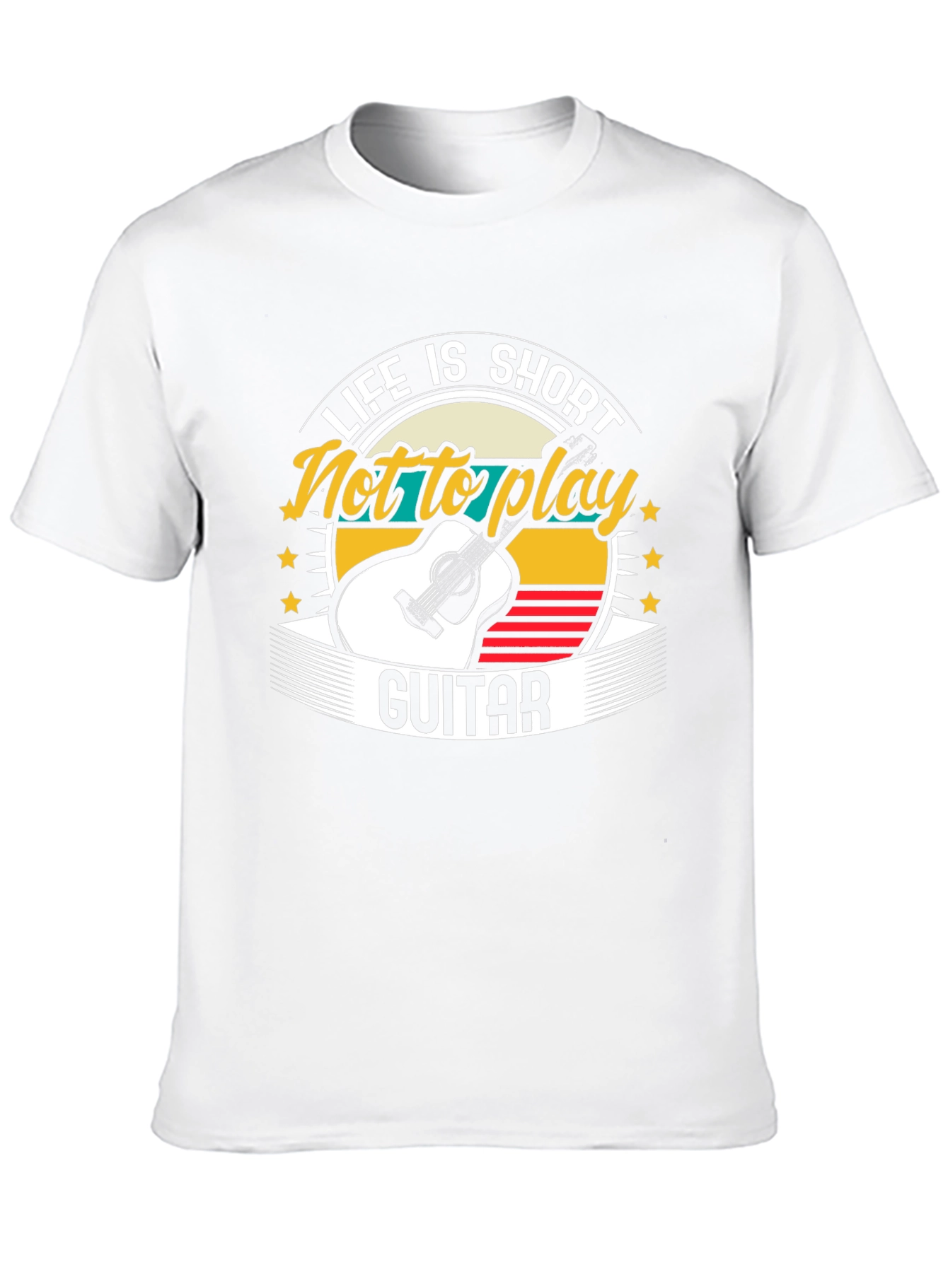 Life is Short Guitar Graphic Tee