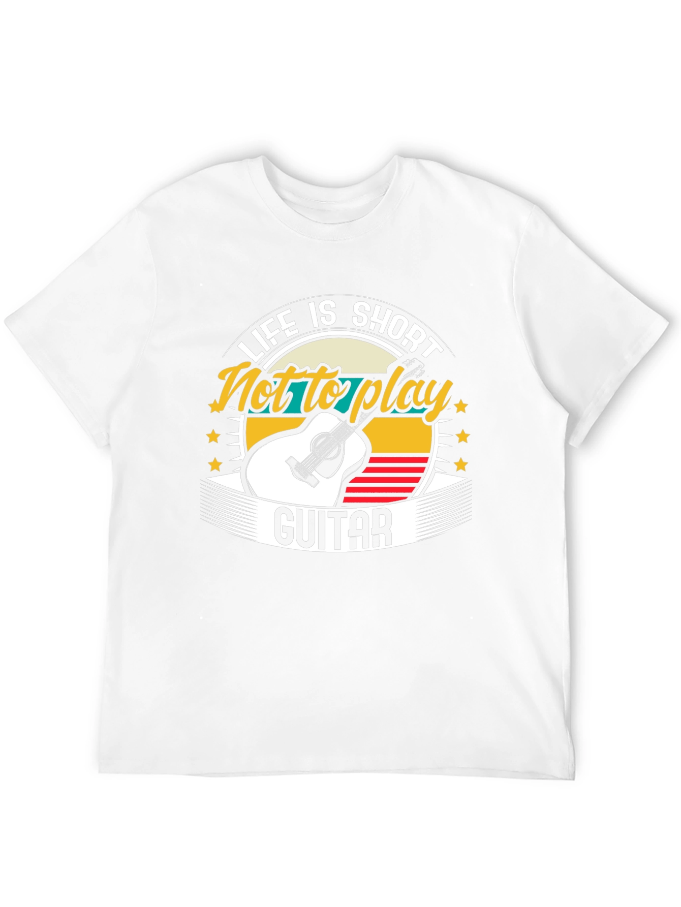 Life is Short Guitar Graphic Tee