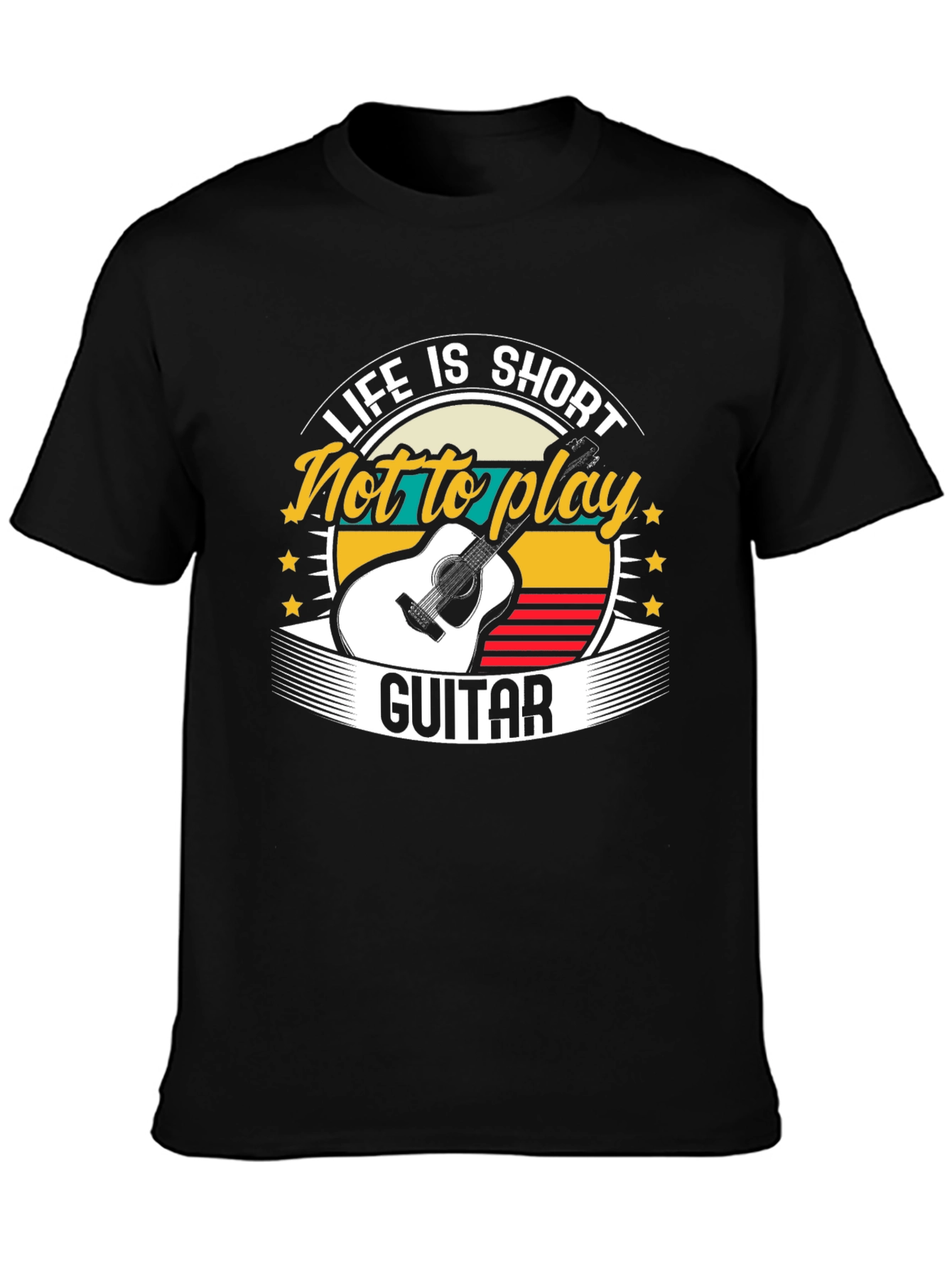 Life is Short Guitar Graphic Tee