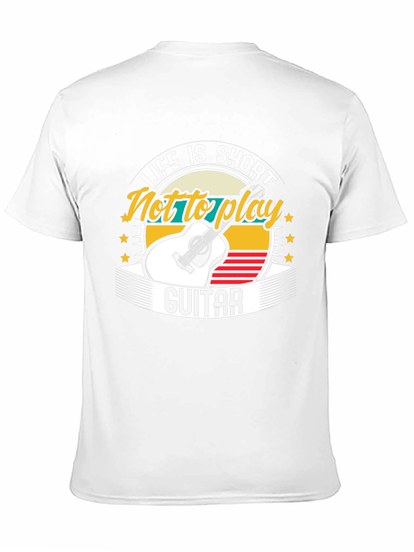Life is Short Guitar Graphic Tee