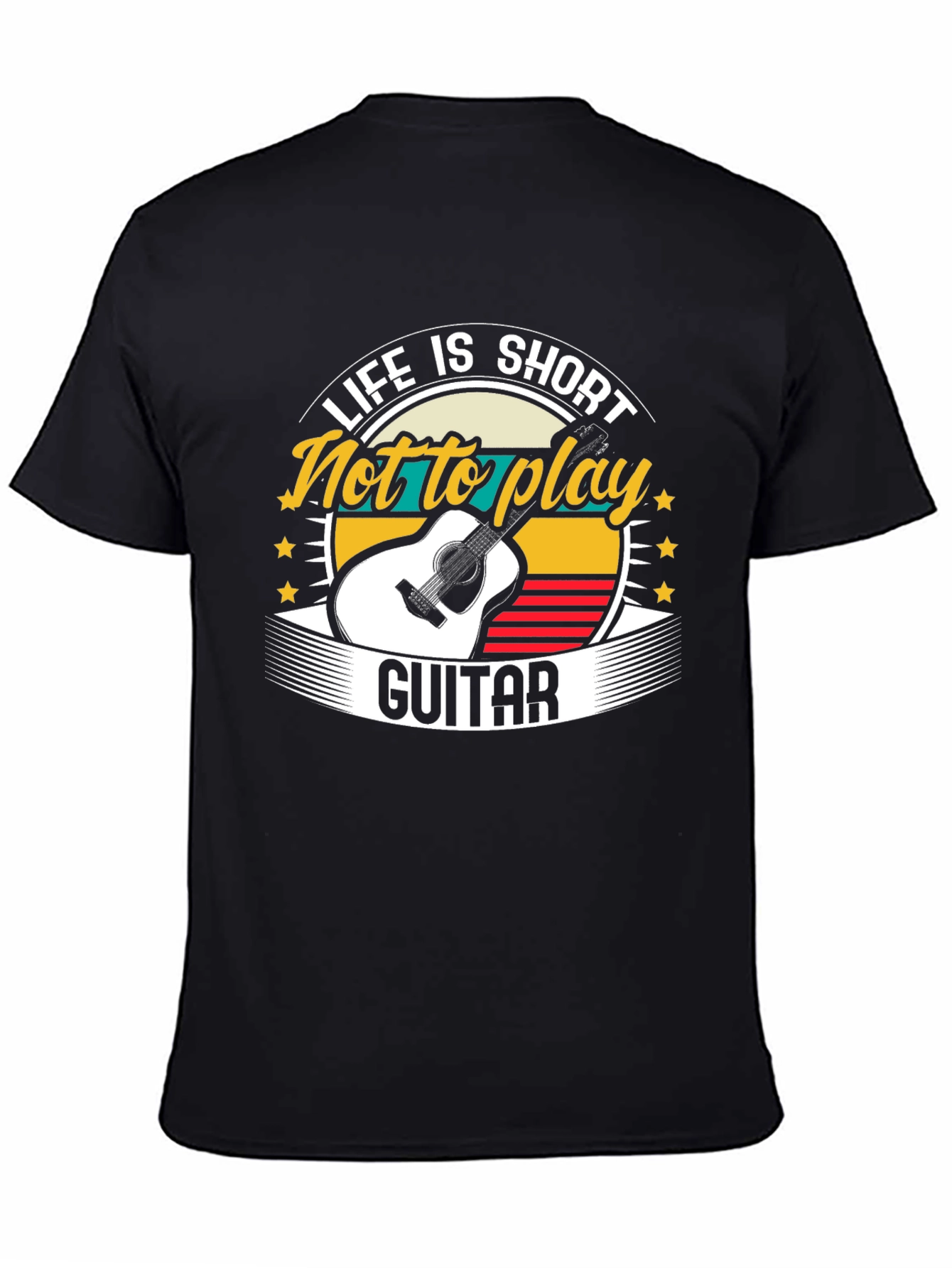 Life is Short Guitar Graphic Tee