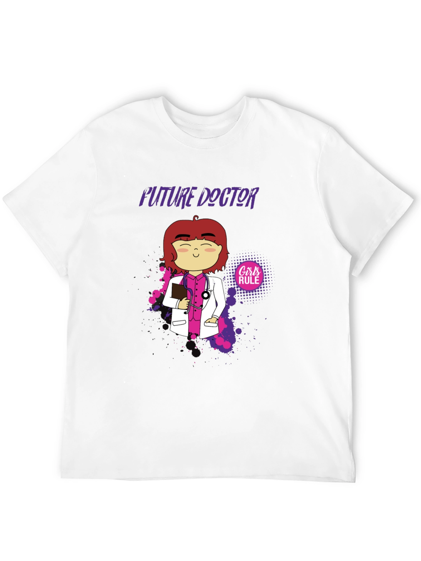 Future Doctor Cartoon Graphic T-Shirt