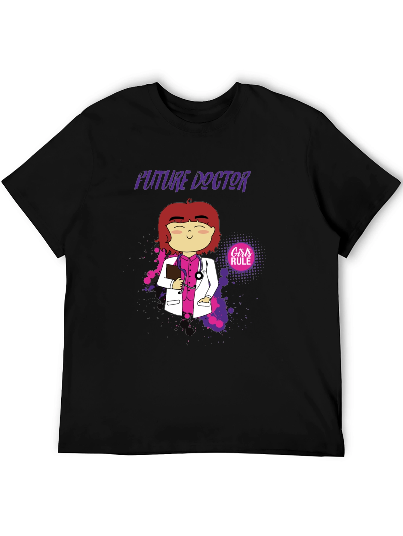 Future Doctor Cartoon Graphic T-Shirt