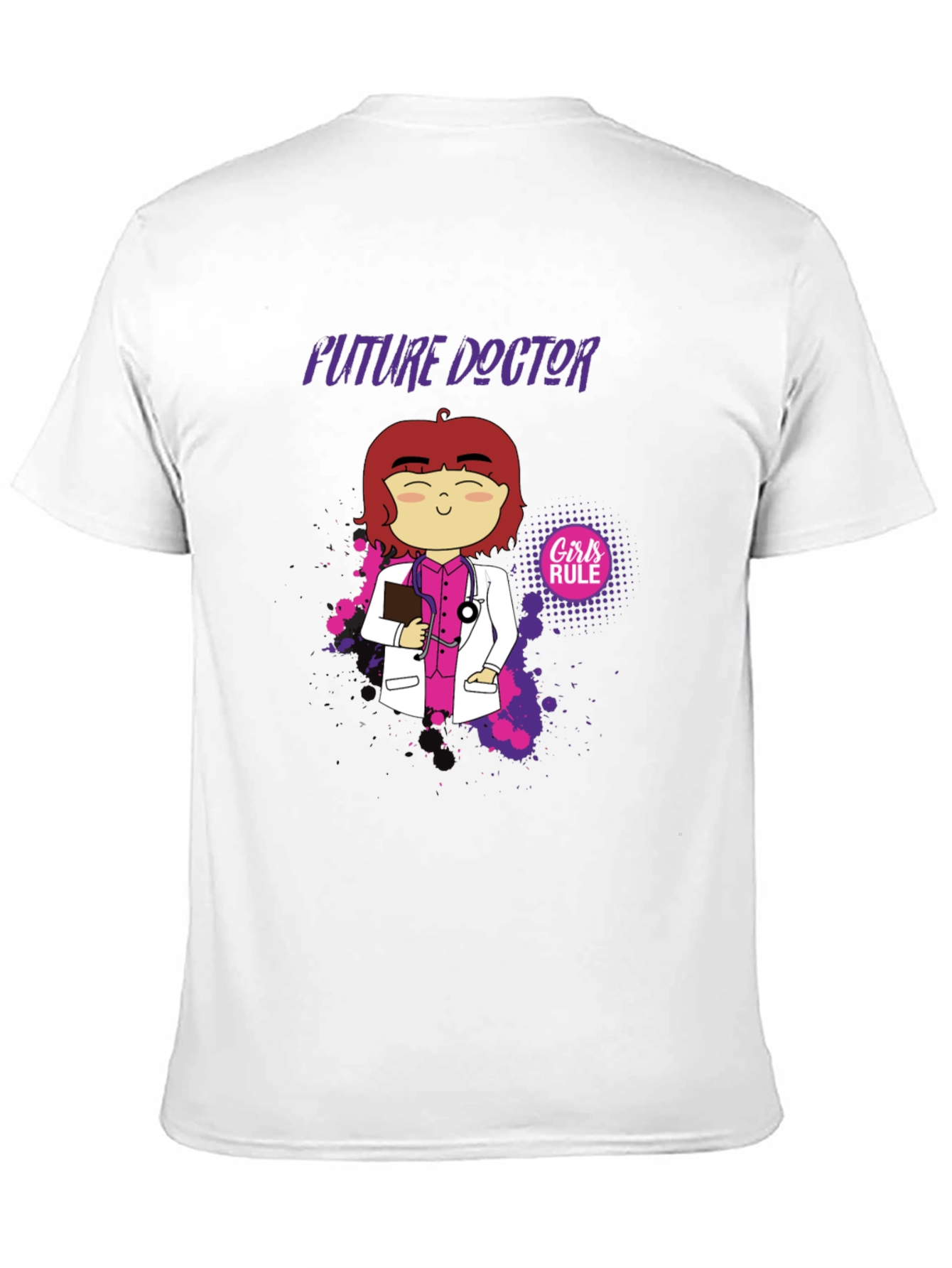 Future Doctor Cartoon Graphic T-Shirt