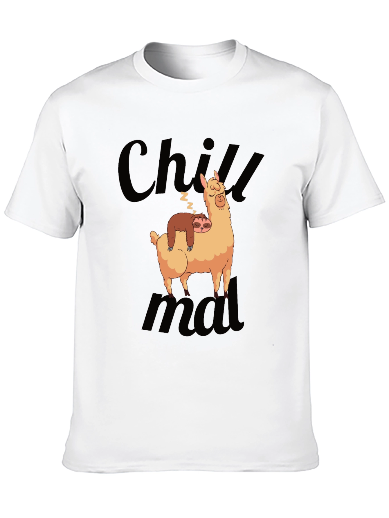 Chill Sloth & Llama Graphic Tee