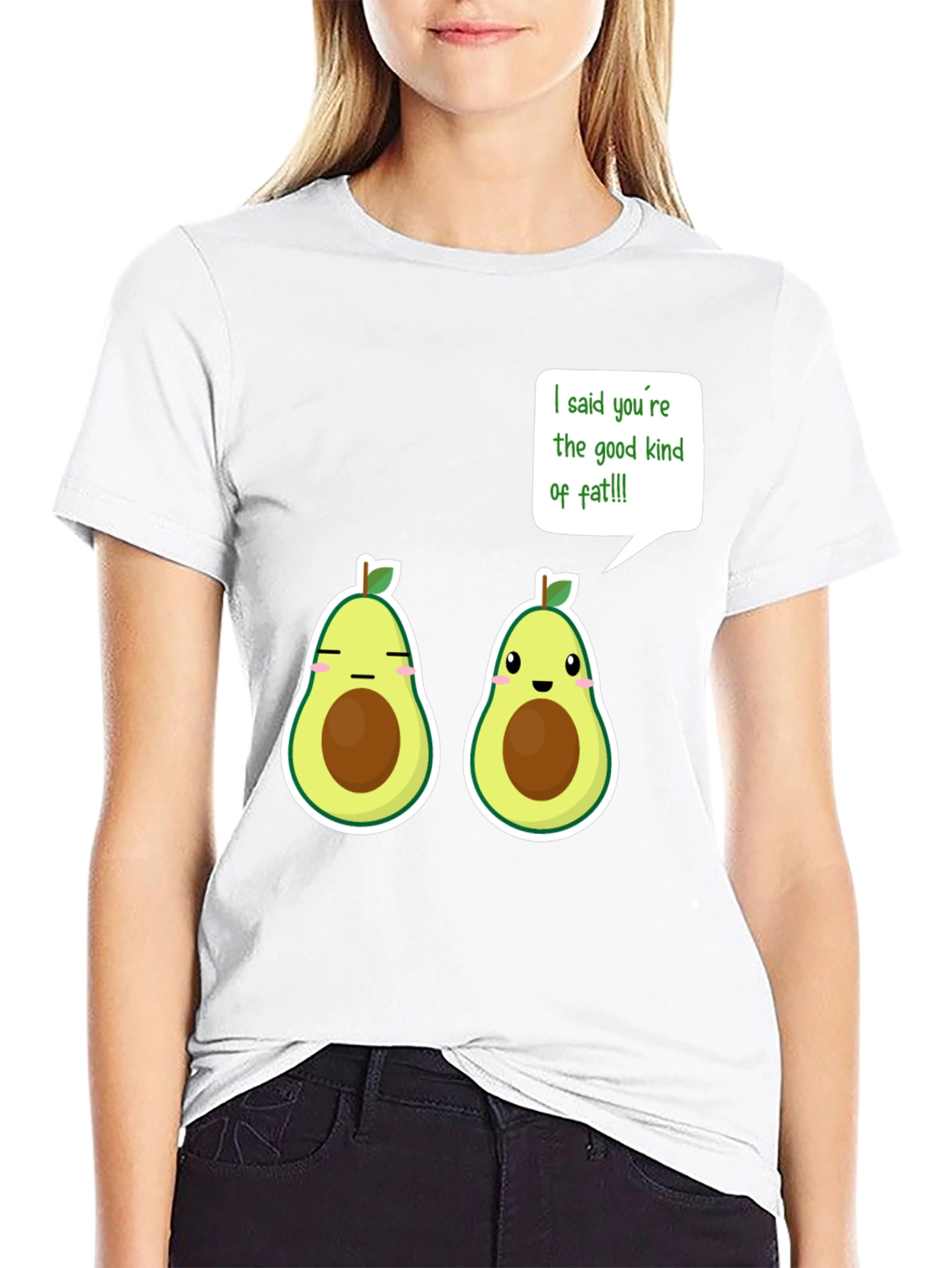 Avocado T-Shirt Good Kind of Fat Cute Graphic