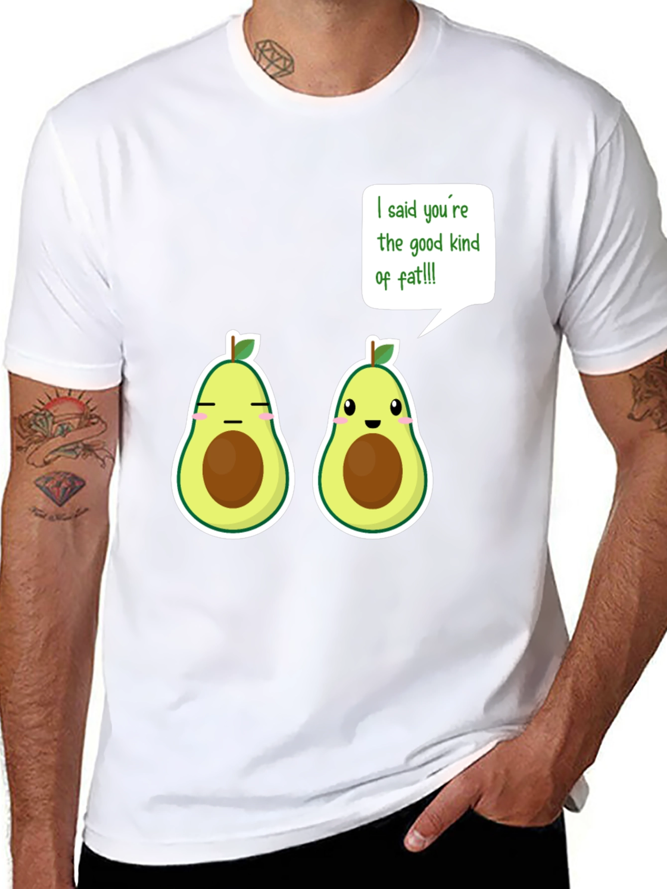 Avocado T-Shirt Good Kind of Fat Cute Graphic