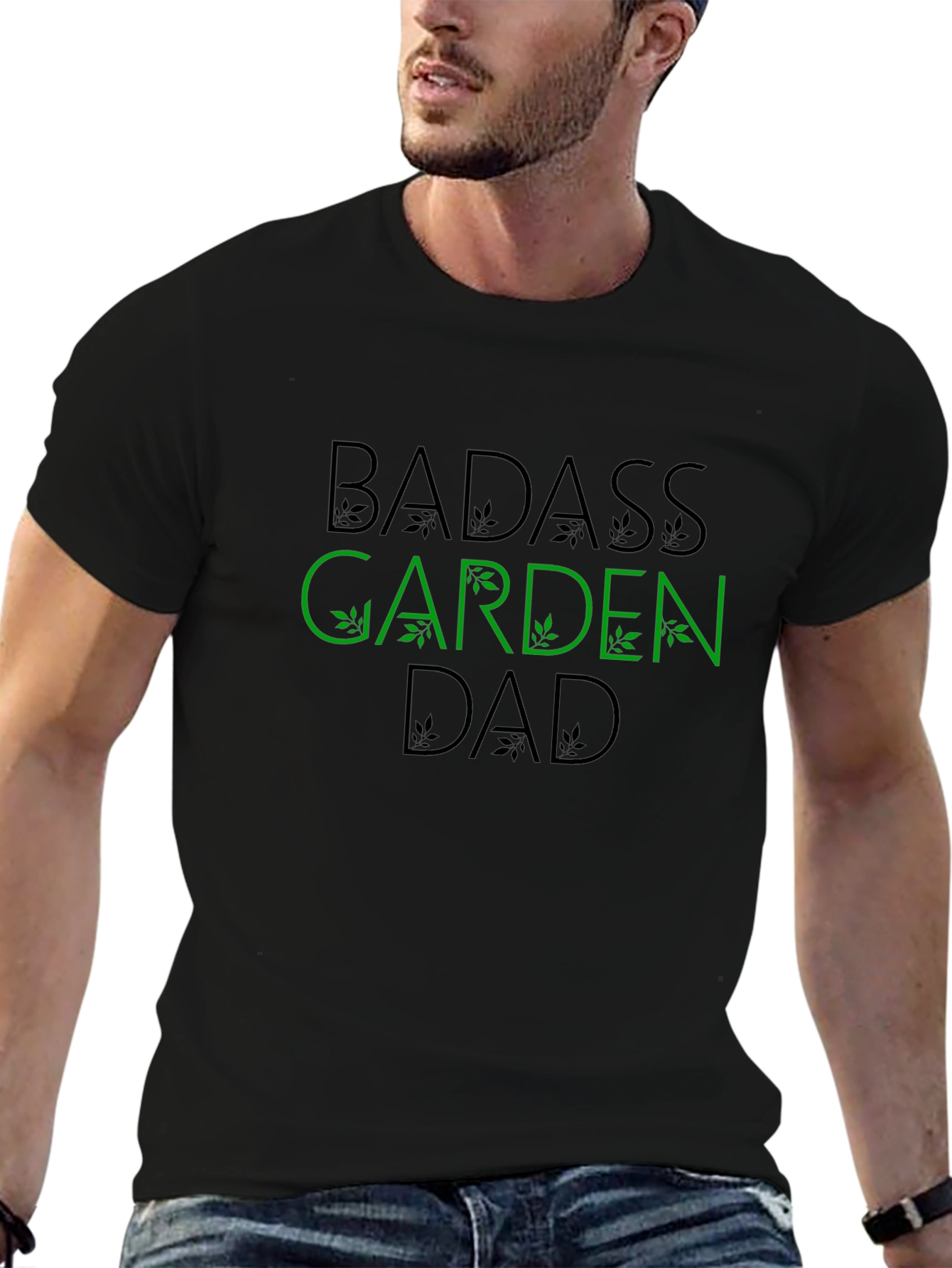 Badass Garden Dad T-Shirt - Gardening Apparel