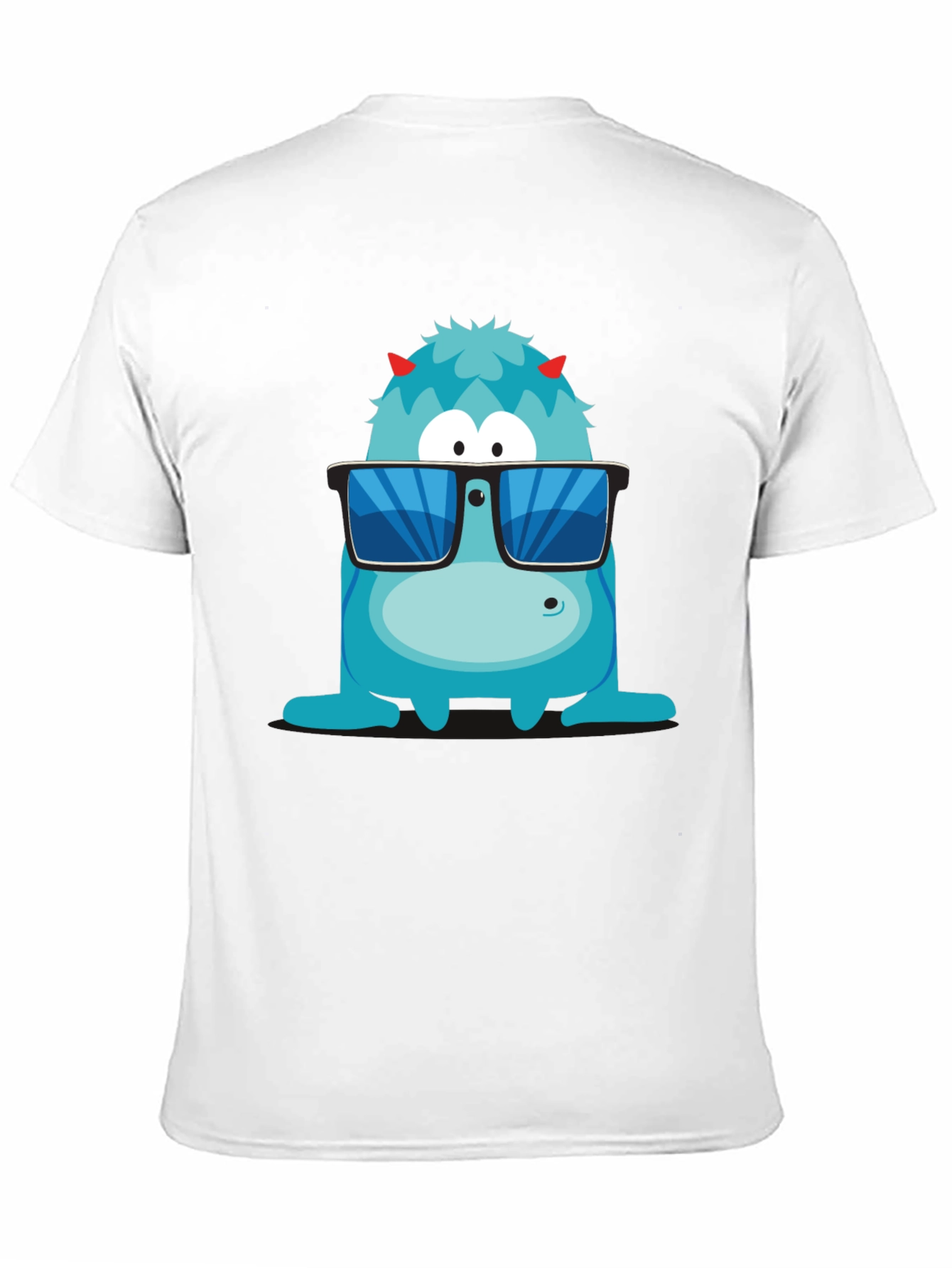 Cool Monster Graphic Tee - Black T-Shirt